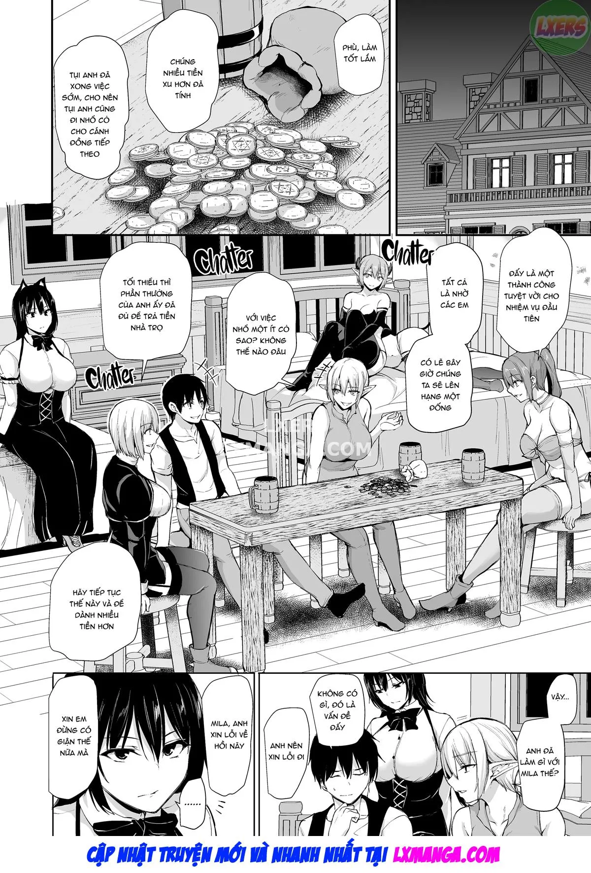 HentaiVN.net - Ảnh 22 - Tales of a Harem in Another World - Chap 8