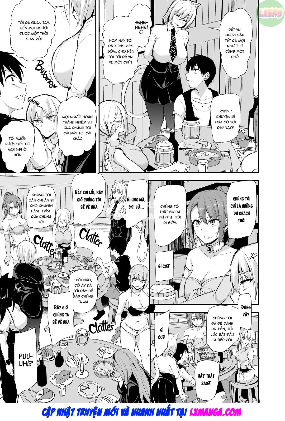 HentaiVN.net - Ảnh 41 - Tales of a Harem in Another World - Chap 8