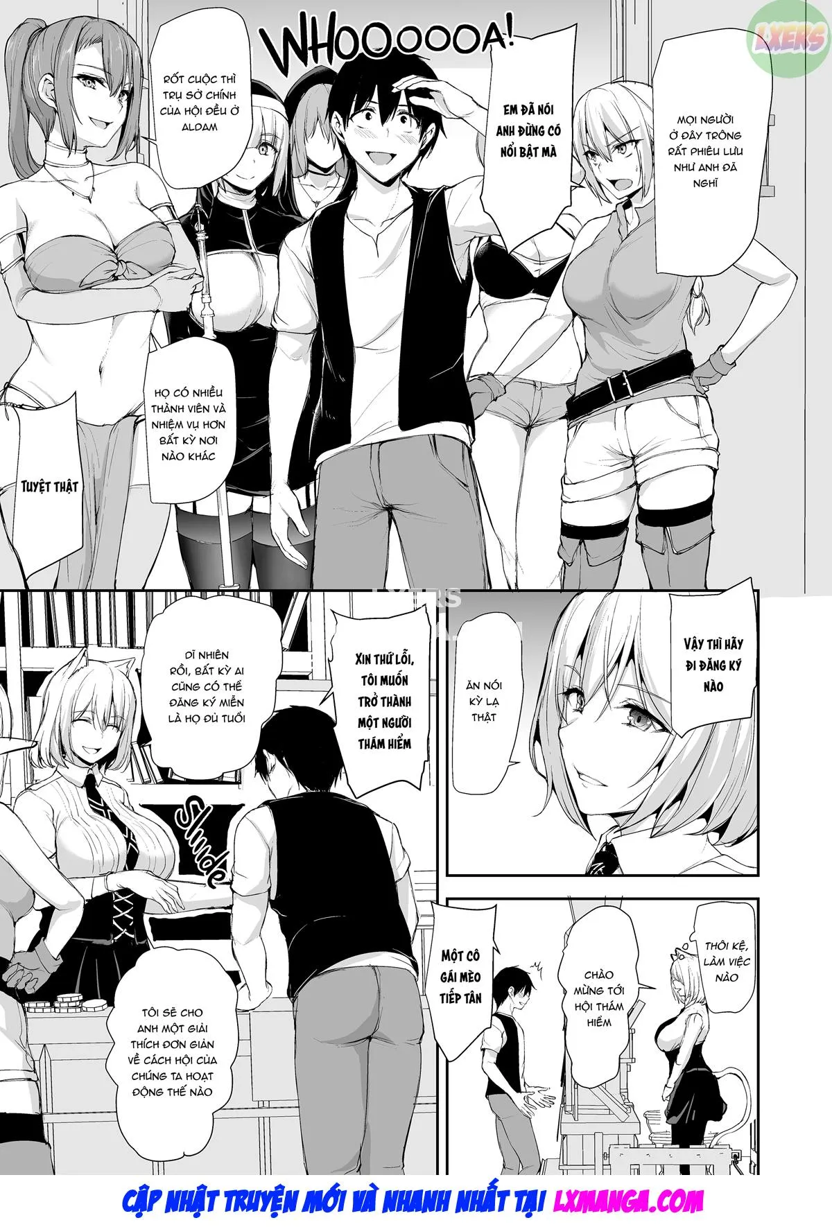 HentaiVN.net - Ảnh 5 - Tales of a Harem in Another World - Chap 8