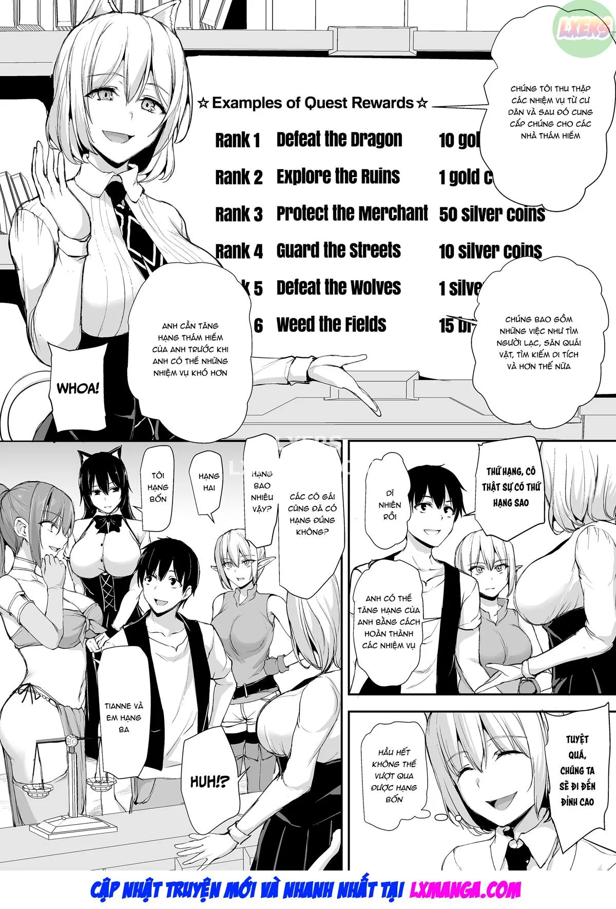 HentaiVN.net - Ảnh 6 - Tales of a Harem in Another World - Chap 8