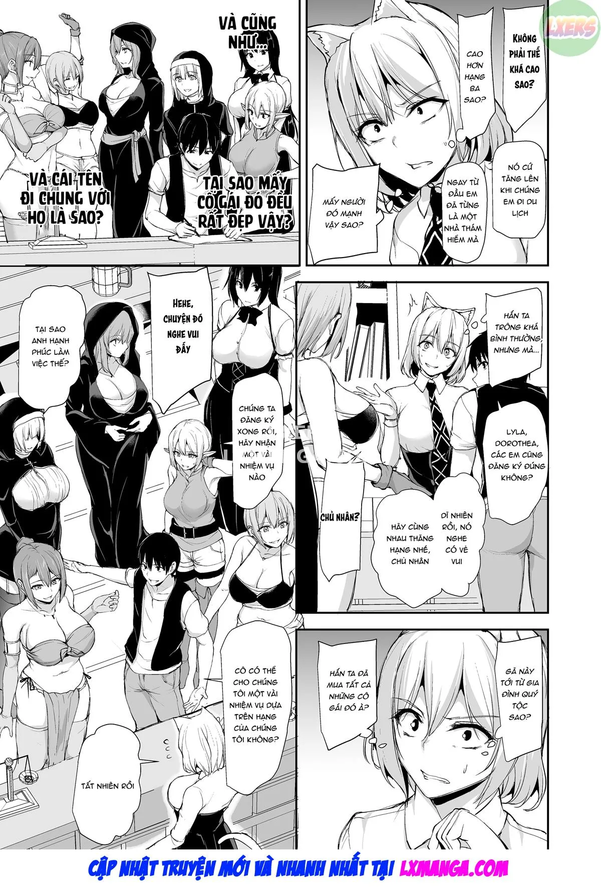 HentaiVN.net - Ảnh 7 - Tales of a Harem in Another World - Chap 8