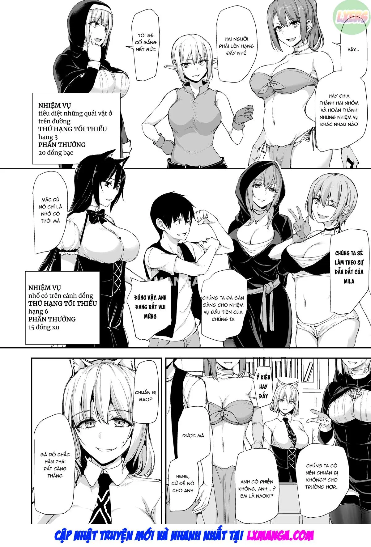 HentaiVN.net - Ảnh 8 - Tales of a Harem in Another World - Chap 8