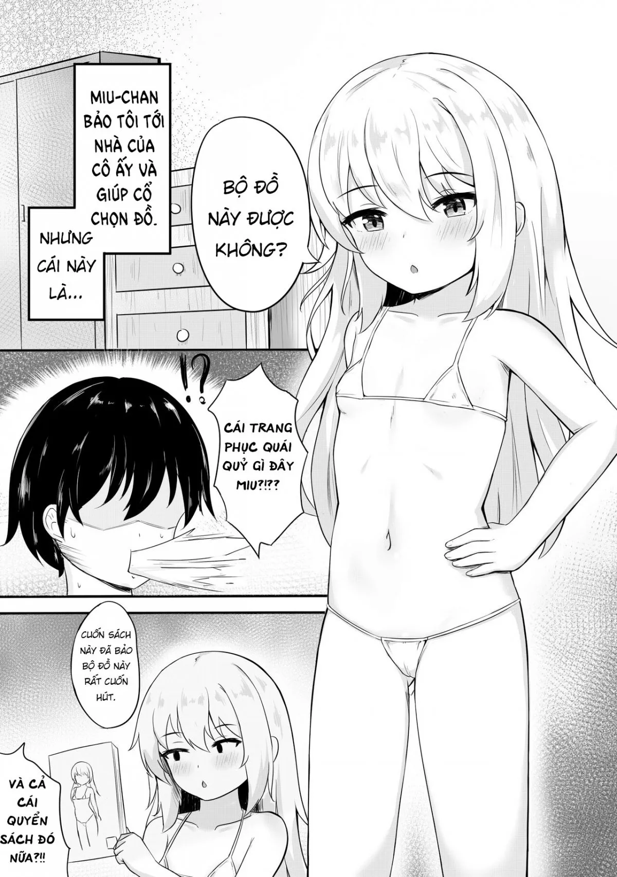 HentaiVN.net - Ảnh 5 - một trang phục rất vấn đề [Mondai no Aru Ofuku ; A Very Problematic Outfit] - Nhẹ nhàng