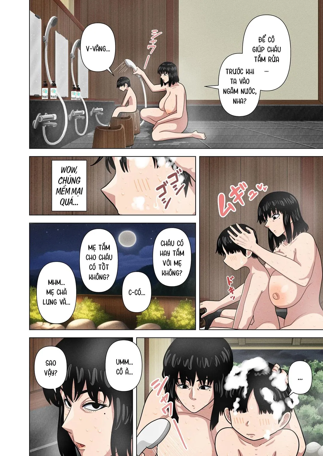 HentaiVN.net - Ảnh 11 - Chuyến đi chơi với bạn mẹ! [Oba-San To Onsen Ryokan De; Hotspring Trip With My Mom's Friend...] - Oneshot