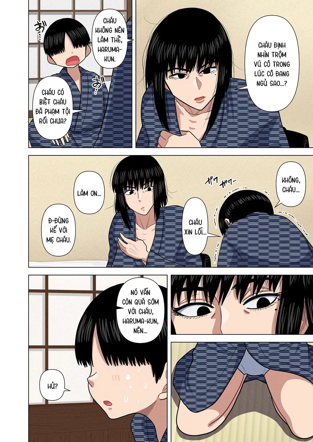 HentaiVN.net - Ảnh 17 - Chuyến đi chơi với bạn mẹ! [Oba-San To Onsen Ryokan De; Hotspring Trip With My Mom's Friend...] - Oneshot