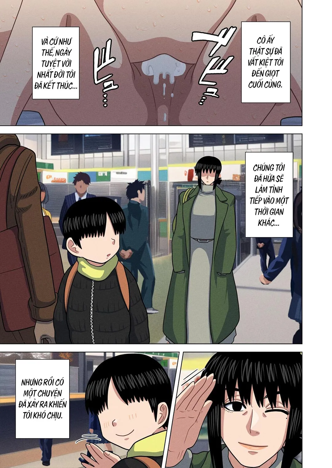 HentaiVN.net - Ảnh 42 - Chuyến đi chơi với bạn mẹ! [Oba-San To Onsen Ryokan De; Hotspring Trip With My Mom's Friend...] - Oneshot