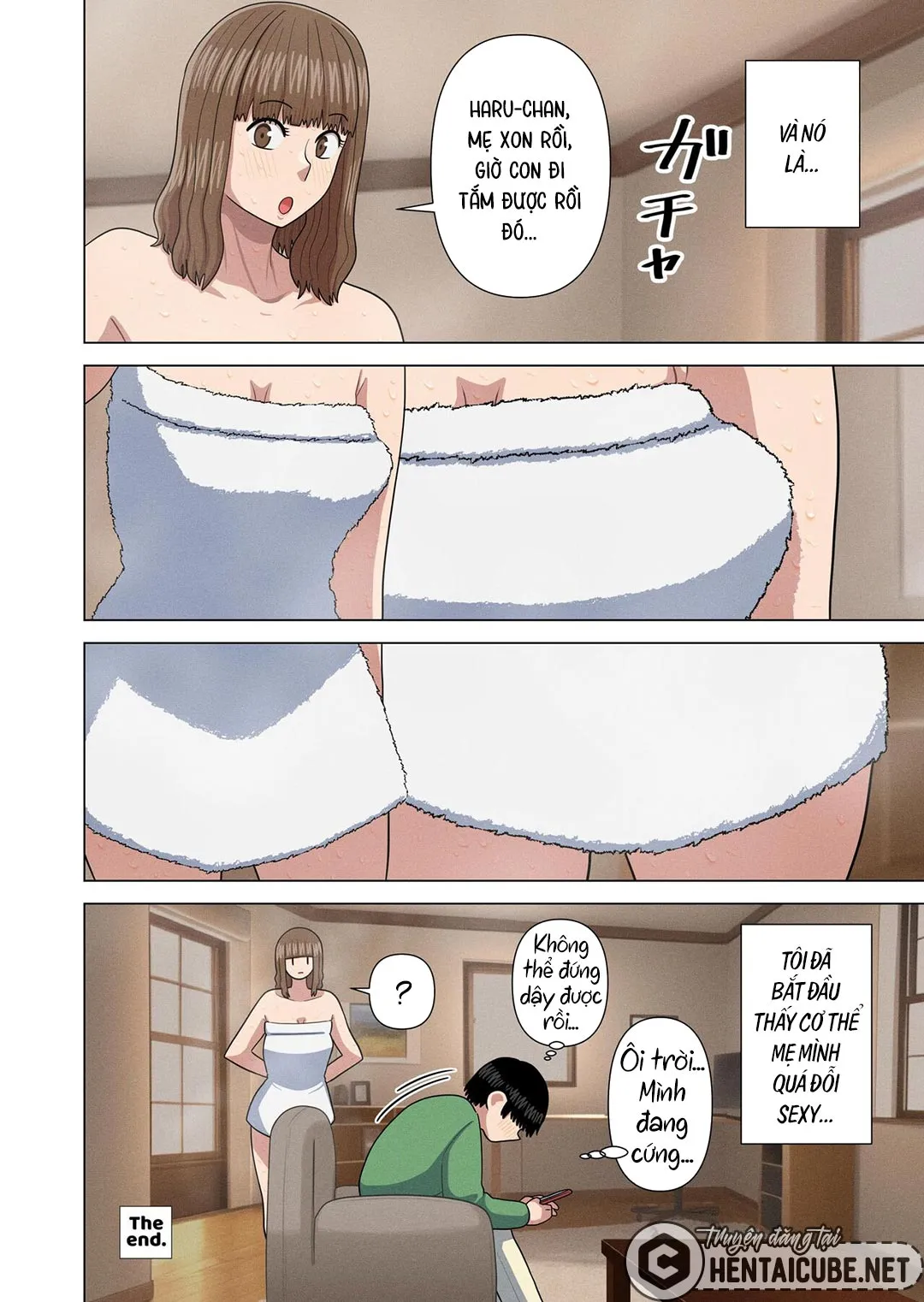 HentaiVN.net - Ảnh 43 - Chuyến đi chơi với bạn mẹ! [Oba-San To Onsen Ryokan De; Hotspring Trip With My Mom's Friend...] - Oneshot