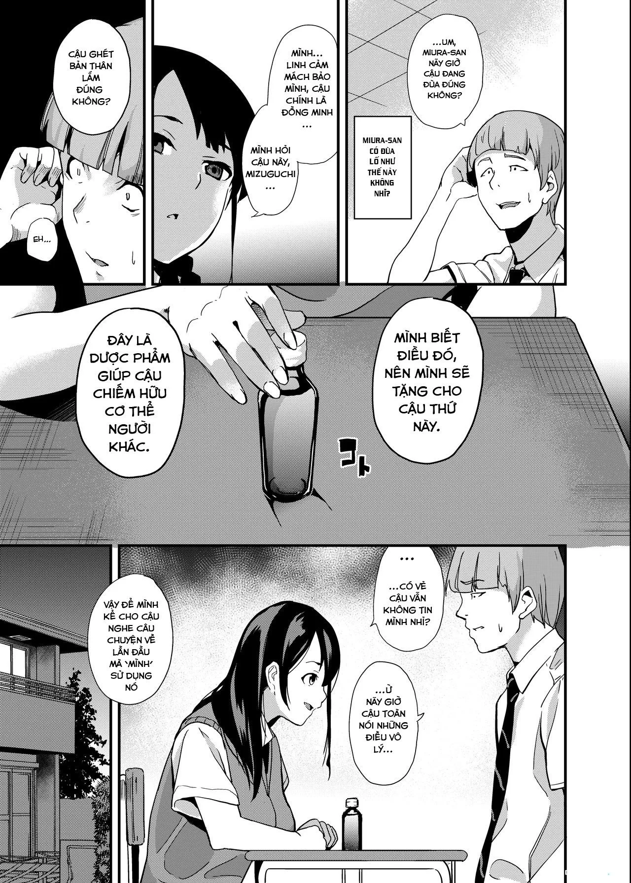 HentaiVN.net - Ảnh 4 - Dược phẩm giúp chiếm hữu cơ thể [Tanin ni Naru Kusuri | Medicine to Possess Another Person] - Chương 1
