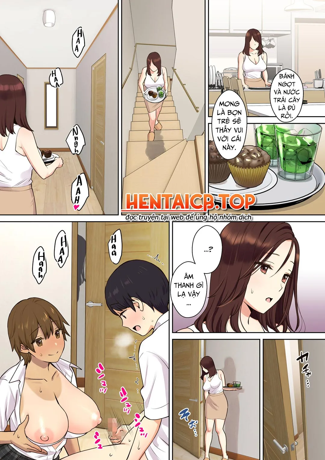 HentaiVN.net - Ảnh 11 - Chuyện cậu trai bị mất trinh bởi mẹ bạn (gái) [Kanojo No Okaa-San Ni Doutei O Ubawareru Hanashi; A Story About A Boy Getting His Virginity Stolen By His (Girl) Friend's Mom] - Chap 1