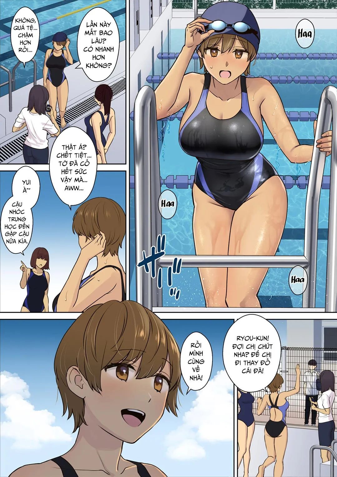 HentaiVN.net - Ảnh 5 - Chuyện cậu trai bị mất trinh bởi mẹ bạn (gái) [Kanojo No Okaa-San Ni Doutei O Ubawareru Hanashi; A Story About A Boy Getting His Virginity Stolen By His (Girl) Friend's Mom] - Chap 1