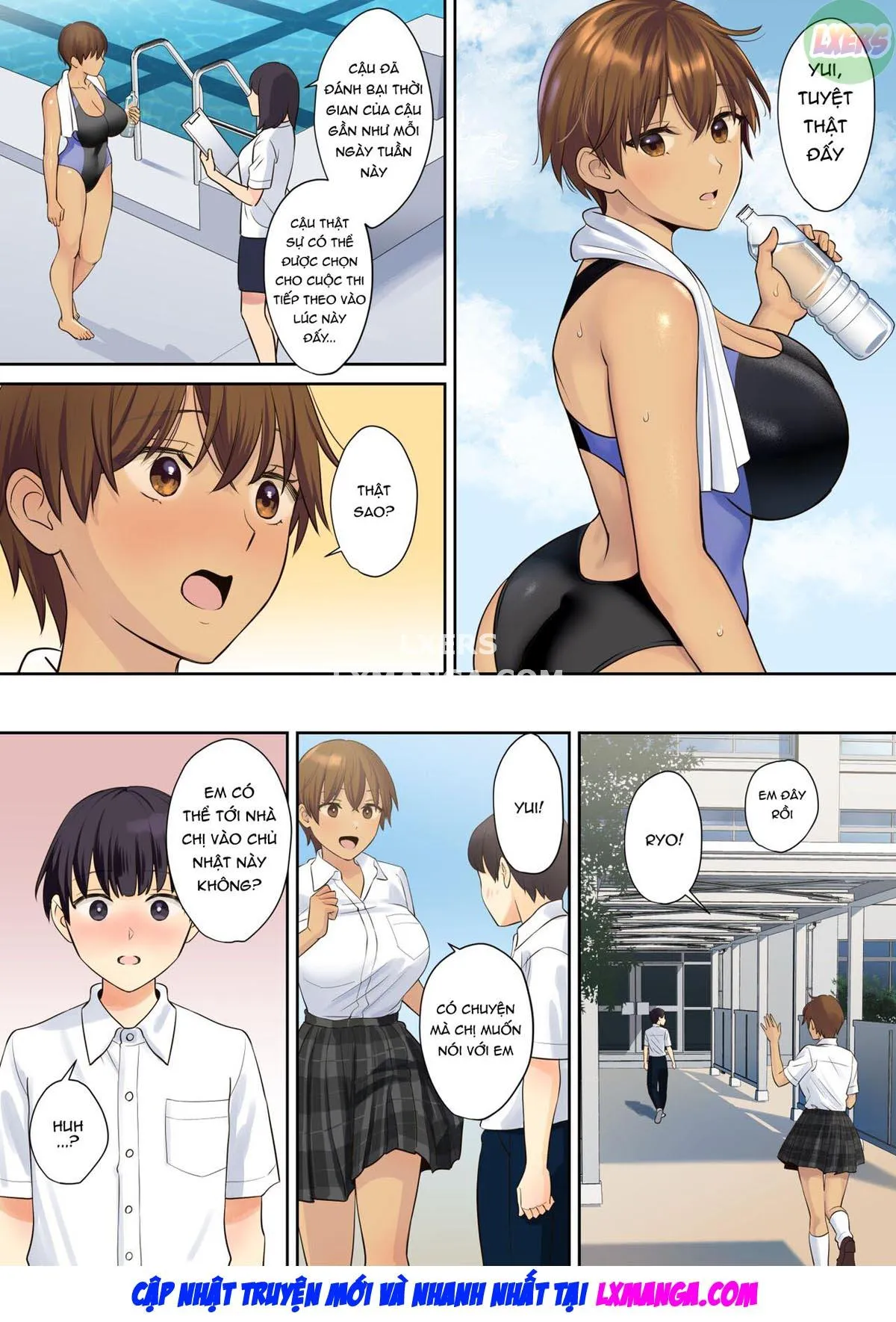 HentaiVN.net - Ảnh 50 - Chuyện cậu trai bị mất trinh bởi mẹ bạn (gái) [Kanojo No Okaa-San Ni Doutei O Ubawareru Hanashi; A Story About A Boy Getting His Virginity Stolen By His (Girl) Friend's Mom] - Chap 2 - [END]