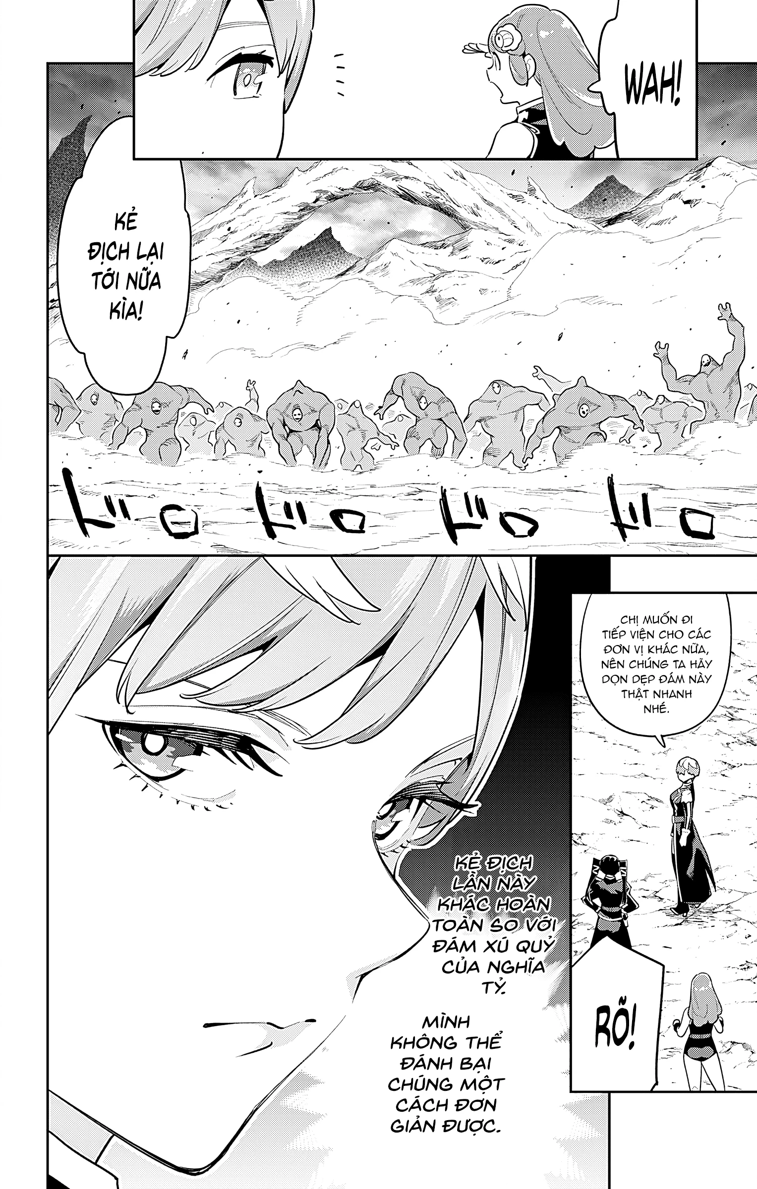 HentaiVN.net - Ảnh 14 - Nô lệ của đội tinh nhuệ Ma Đô (Chỉ ecchi không sex) - Chap 97