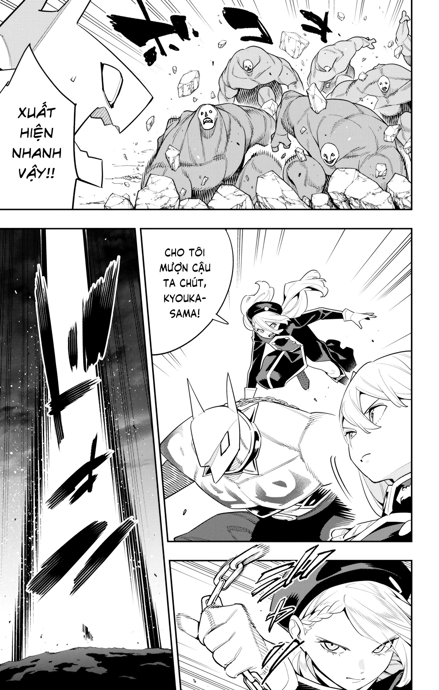 HentaiVN.net - Ảnh 9 - Nô lệ của đội tinh nhuệ Ma Đô (Chỉ ecchi không sex) - Chap 129