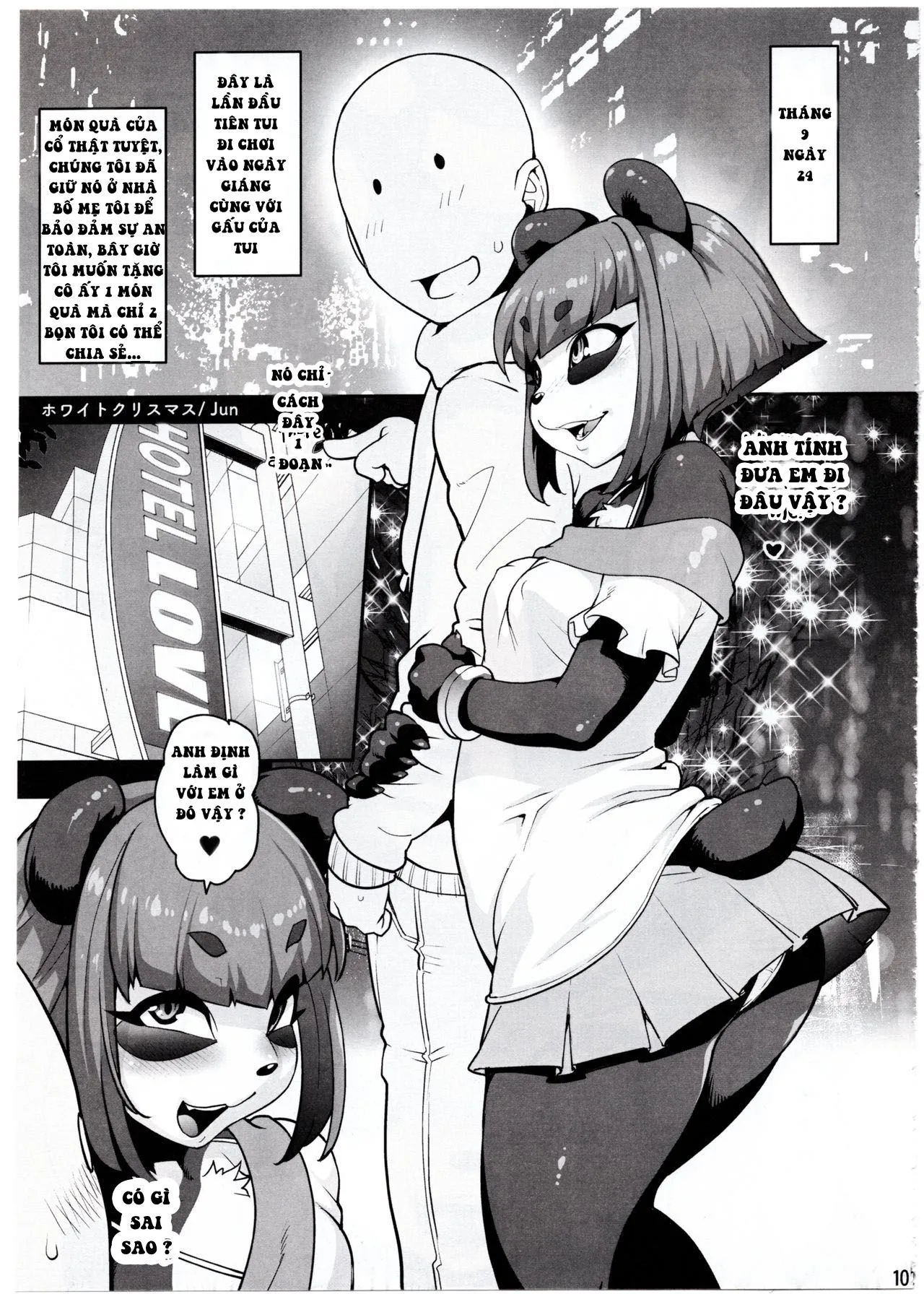 HentaiVN.net - Ảnh 3 - Giáng Sinh Trắng [White Christmas (Kemokko Lovers 7)] - OneShot
