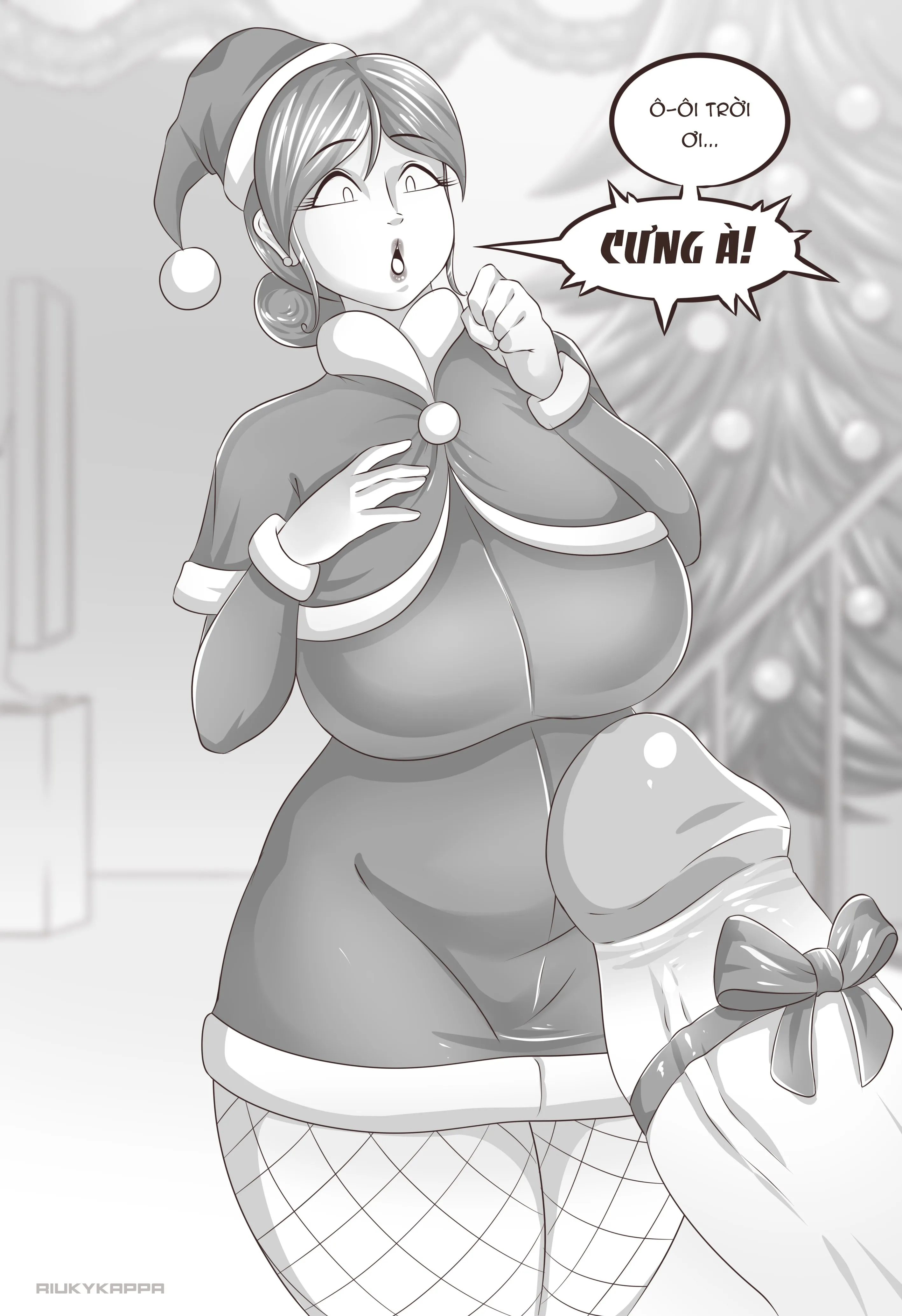 HentaiVN.net - Ảnh 6 - (Riukykappa) Mom's horny Christmas [Part 3] - Oneshot