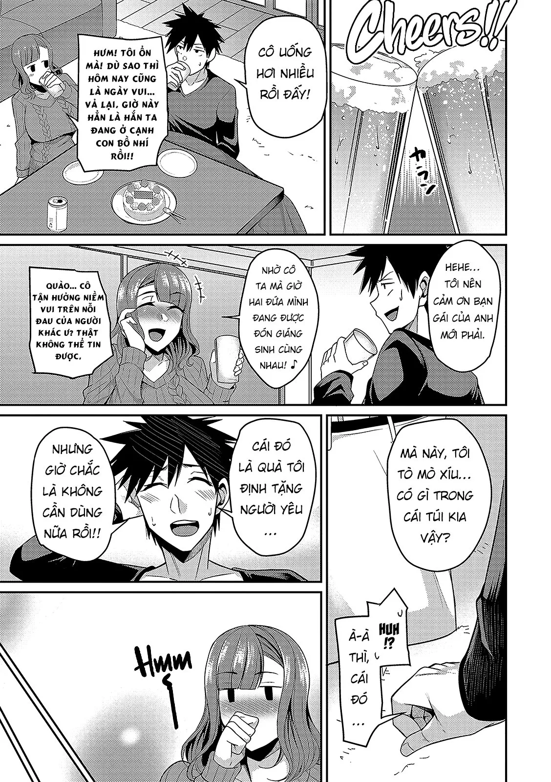 HentaiVN.net - Ảnh 3 - Mùa Đông Không Lạnh | Giáng Sinh Vui Vẻ [Hitozuma to Christmas | Christmas With A Married Woman] - Oneshot
