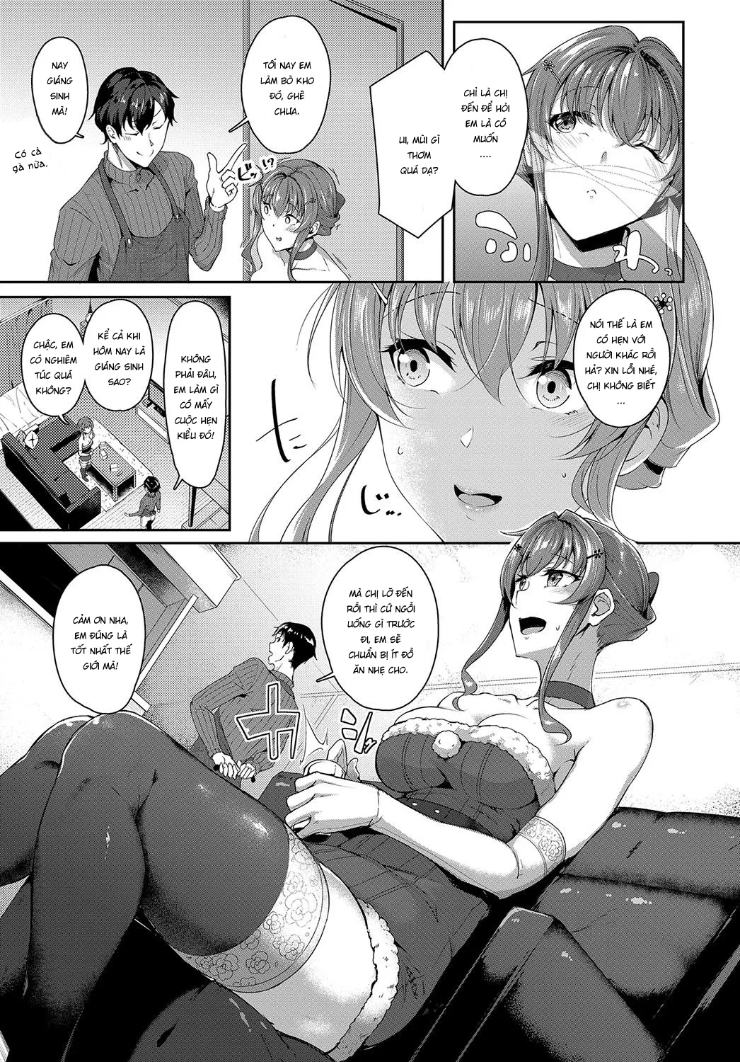 HentaiVN.net - Ảnh 3 - Món quà giáng sinh [Gift to Xmas] - Oneshot