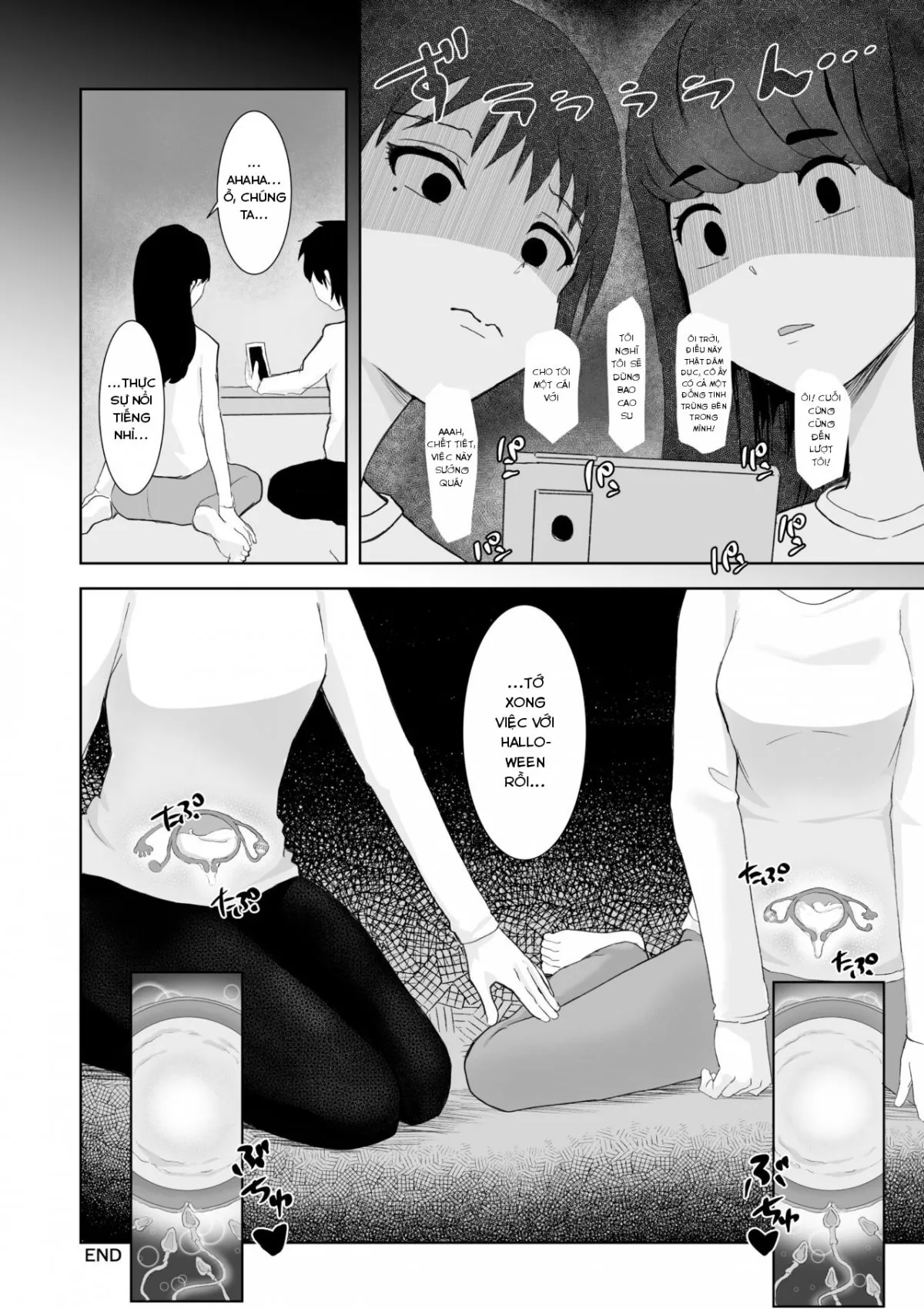 HentaiVN.net - Ảnh 11 - Thiên thần và ác quỷ bị địt ngày Halloween [Okinai Ko] - Oneshot