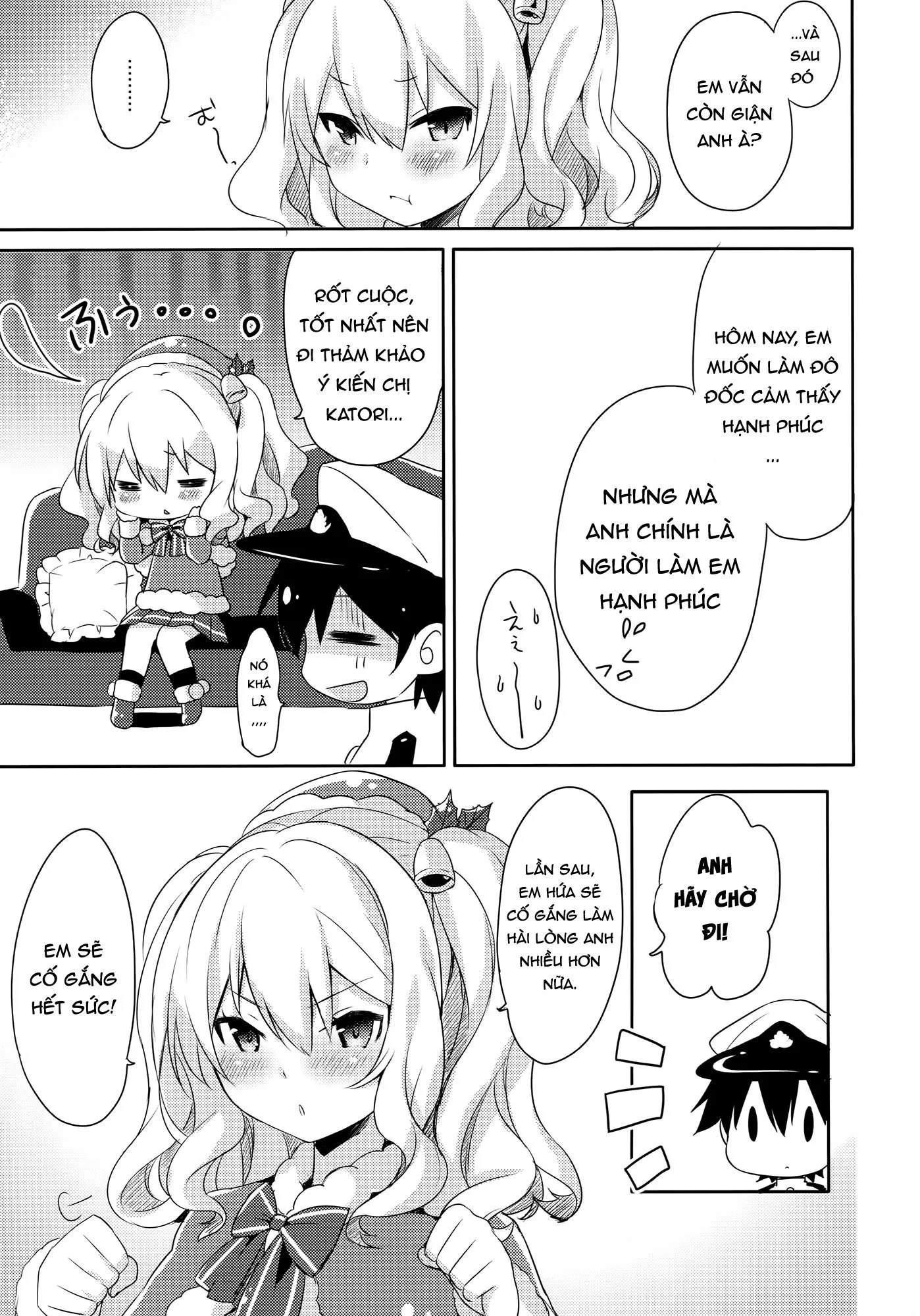HentaiVN.net - Ảnh 18 - Kashima muốn ở cùng với đô đốc. [Teitoku-San Watashi To Goissho Shimashou?] - Oneshot