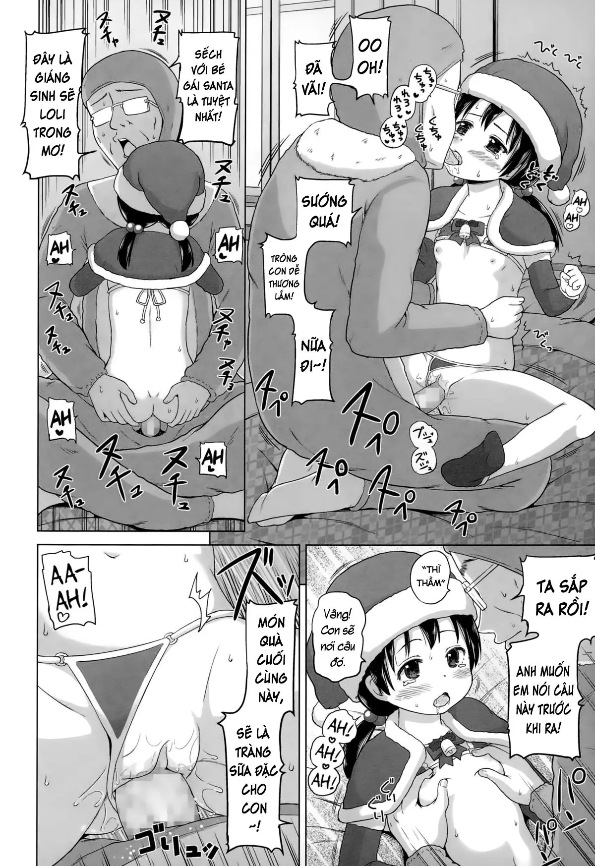 HentaiVN.net - Ảnh 14 - Cô bé Santa của tôi [Uchi no Santa-chan ; My Little Miss Santa] - Oneshot