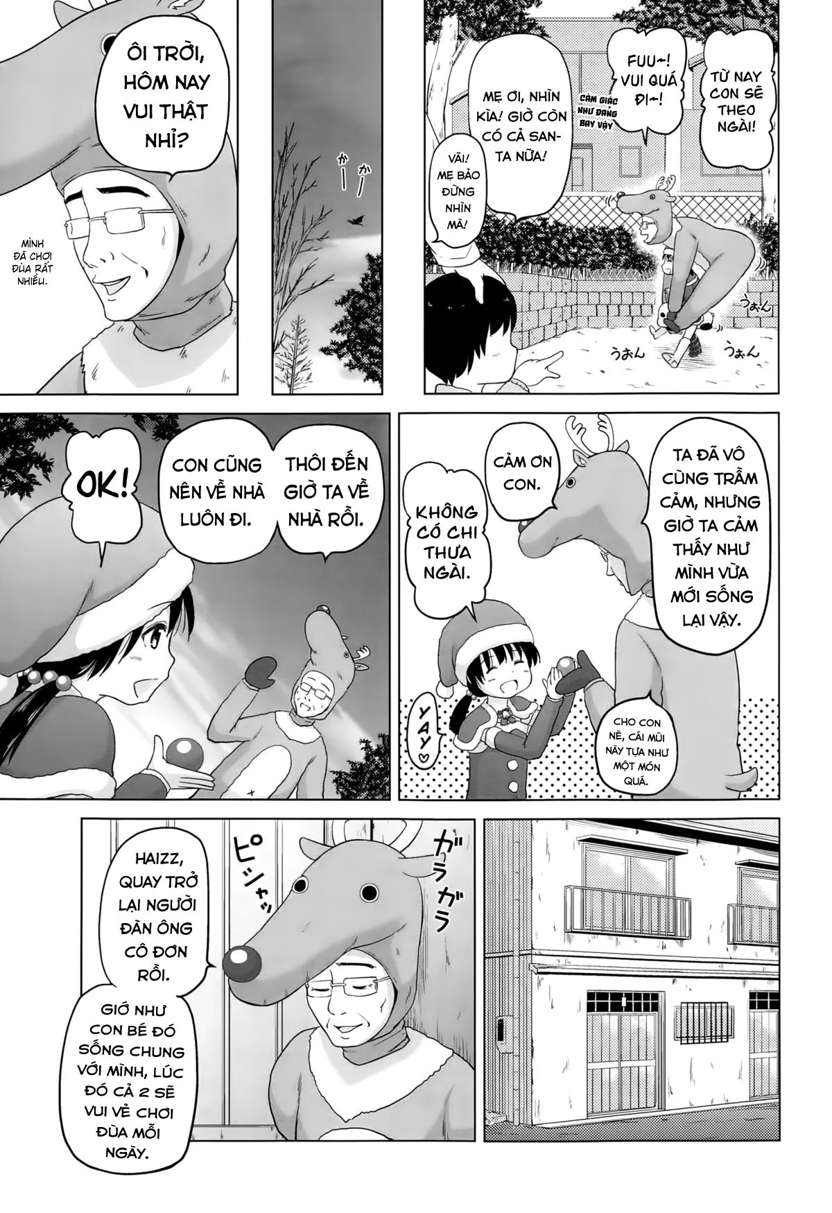 HentaiVN.net - Ảnh 5 - Cô bé Santa của tôi [Uchi no Santa-chan ; My Little Miss Santa] - Oneshot