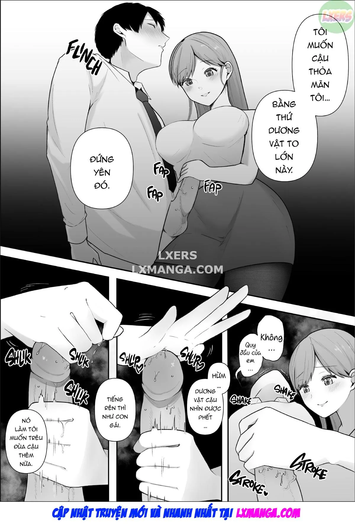 HentaiVN.net - Ảnh 37 - Kibishii Onna Joushi no Pet ni Natta Boku - Oneshot