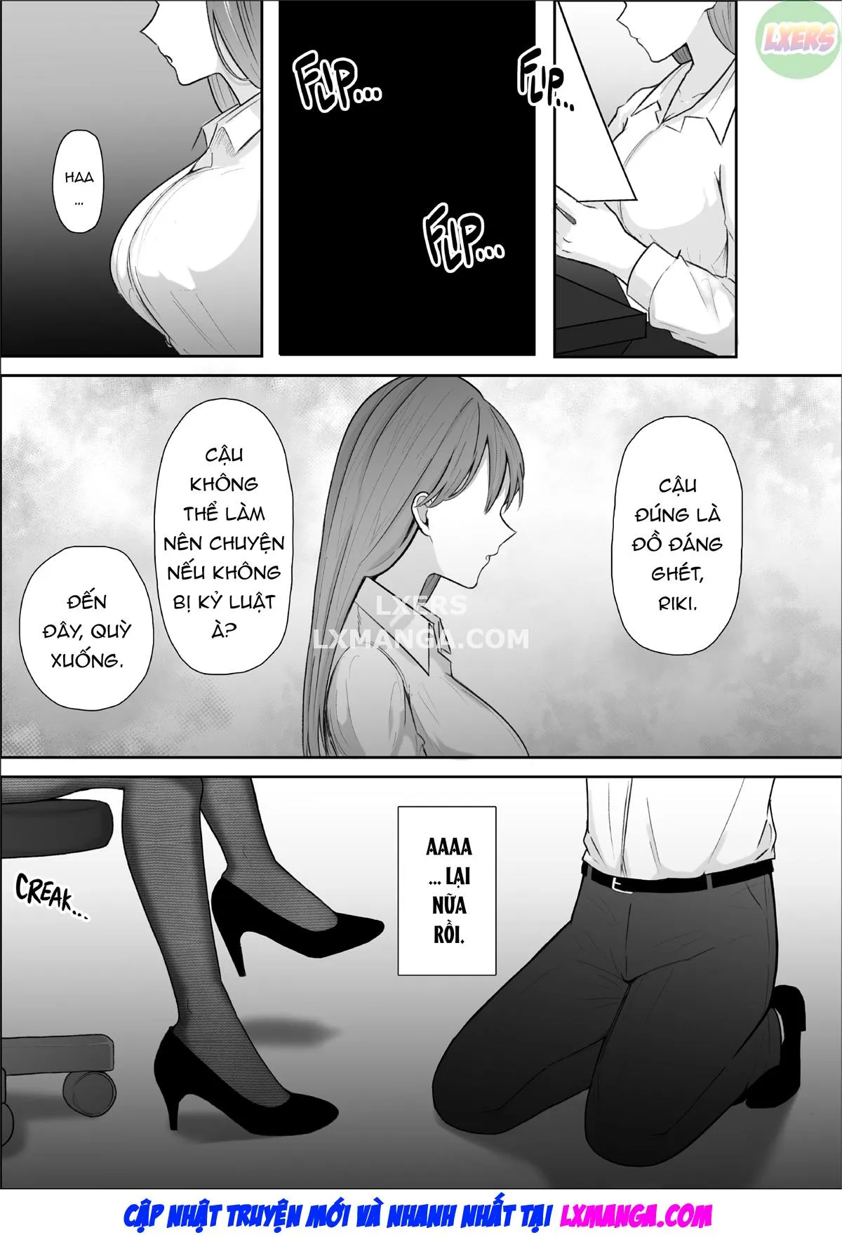 HentaiVN.net - Ảnh 7 - Kibishii Onna Joushi no Pet ni Natta Boku - Oneshot