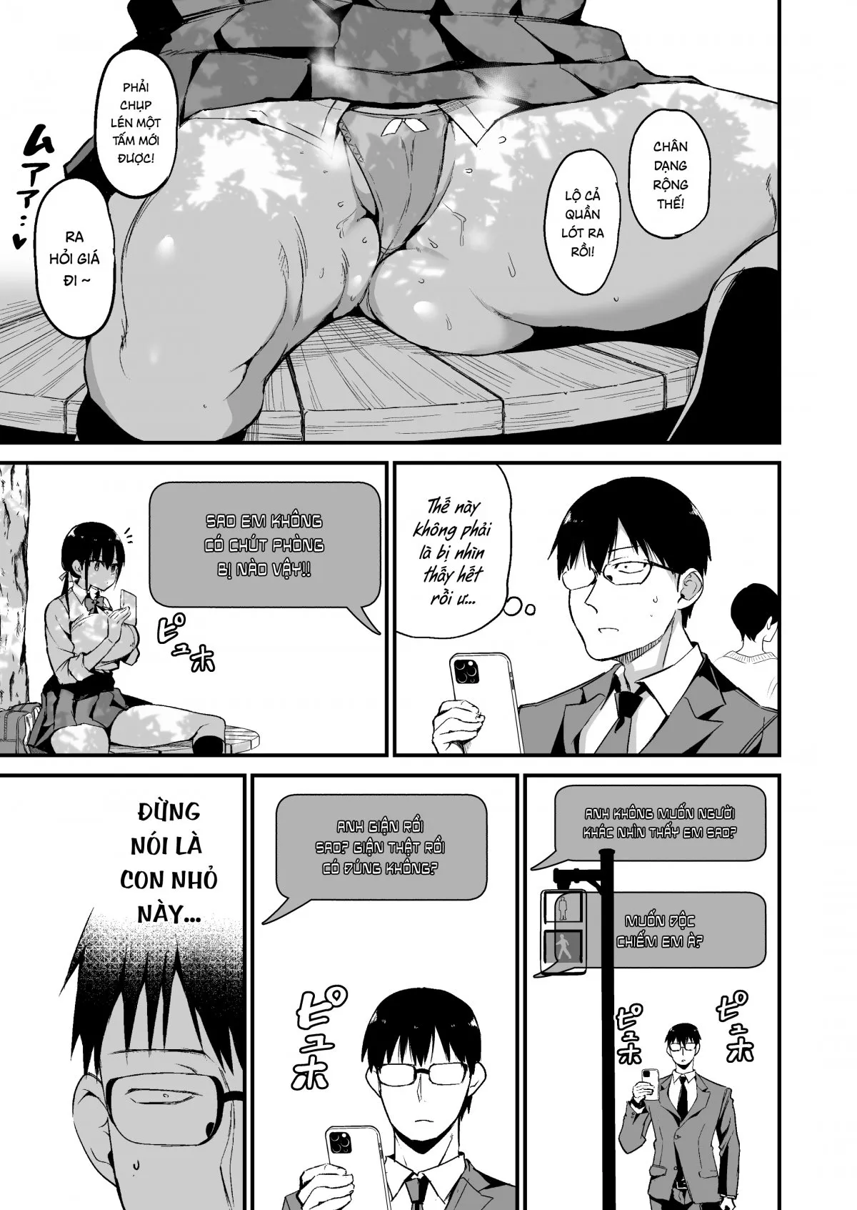 HentaiVN.net - Ảnh 9 - Kanojo no Imouto ga Kyonyuu MiniSkir JK de Koakuma-kei 5 - Chap 1