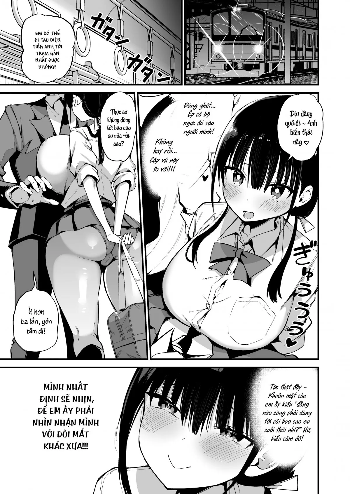 HentaiVN.net - Ảnh 7 - Kanojo no Imouto ga Kyonyuu MiniSkir JK de Koakuma-kei 5 - Chap 3