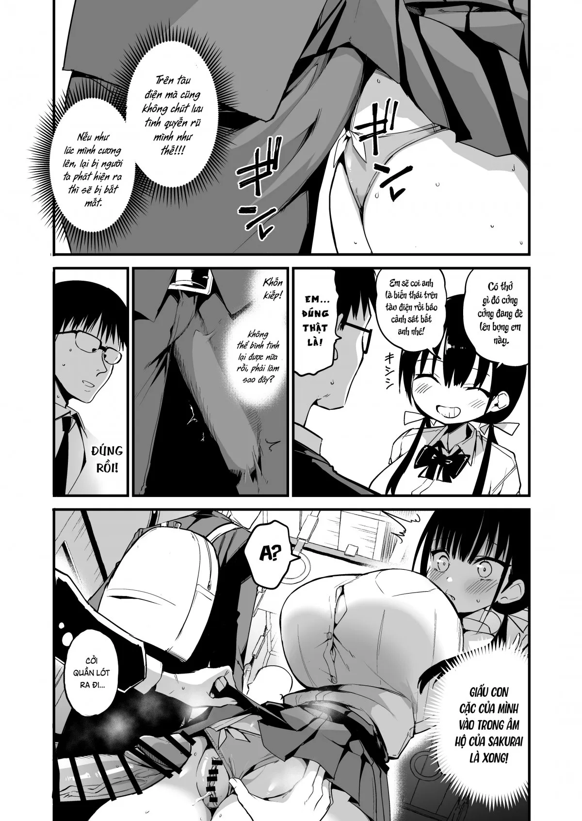 HentaiVN.net - Ảnh 8 - Kanojo no Imouto ga Kyonyuu MiniSkir JK de Koakuma-kei 5 - Chap 3