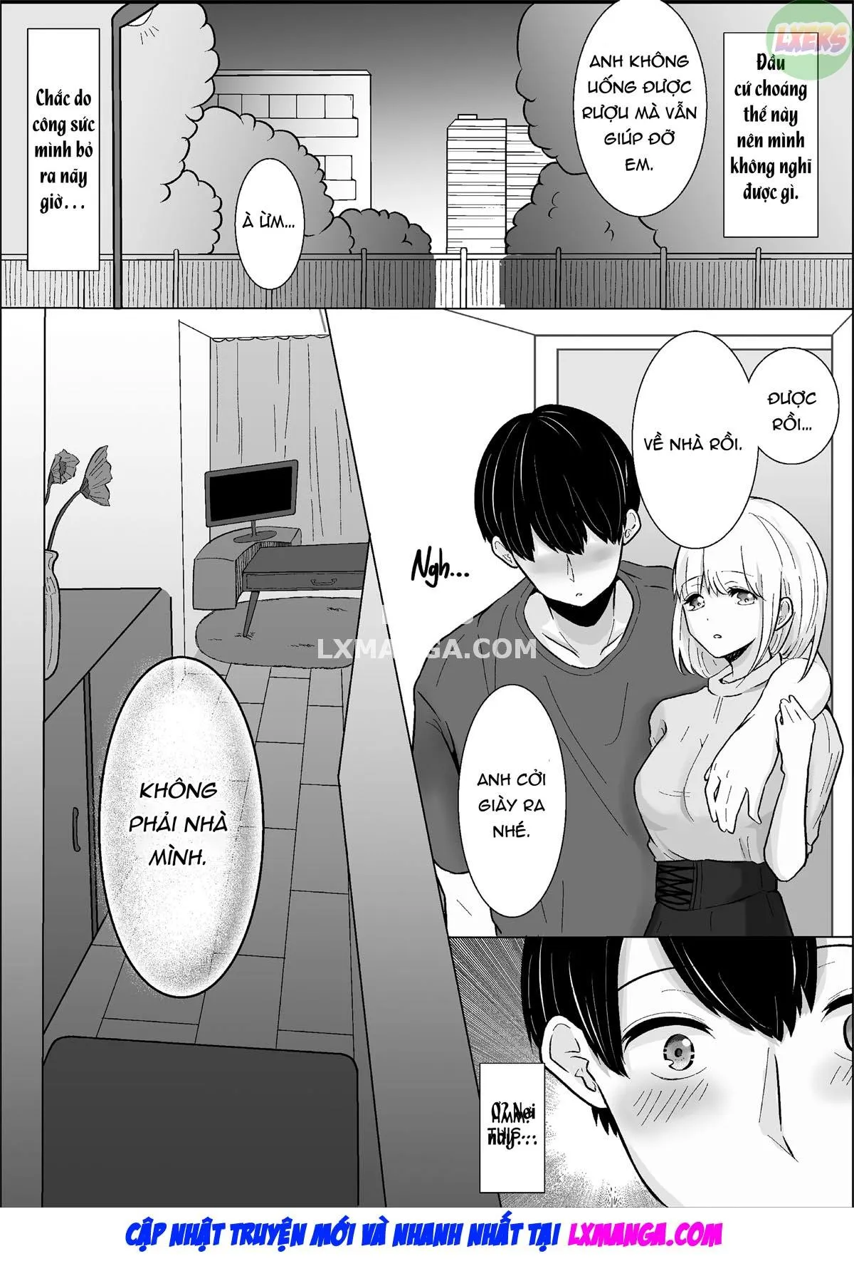 HentaiVN.net - Ảnh 8 - Otonashii Kouhai ni Semerare Ikikuruu Hanashi - Oneshot