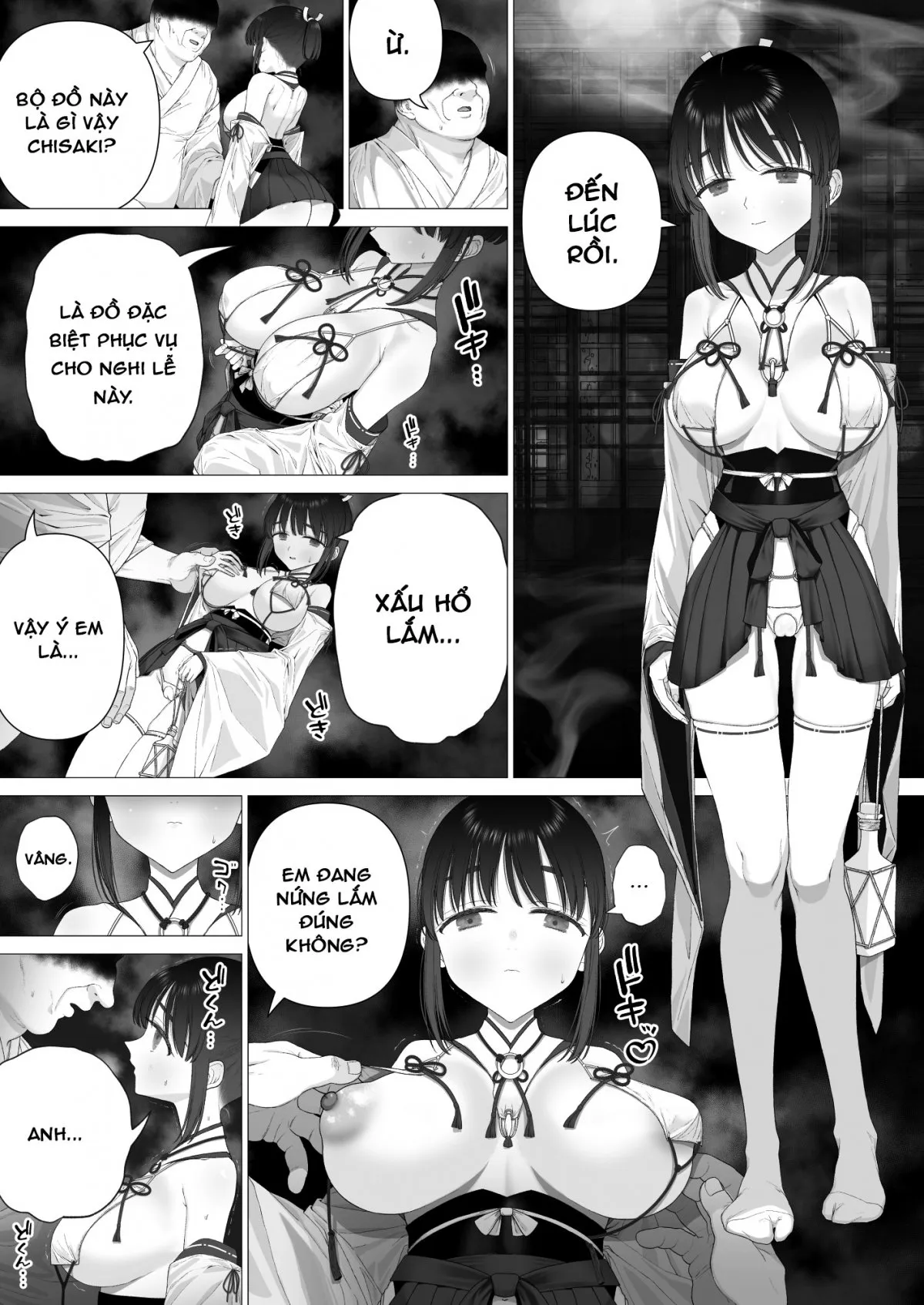 HentaiVN.net - Ảnh 11 - Nghi lễ thụ thai [Inyou no Gi] - Chap 3