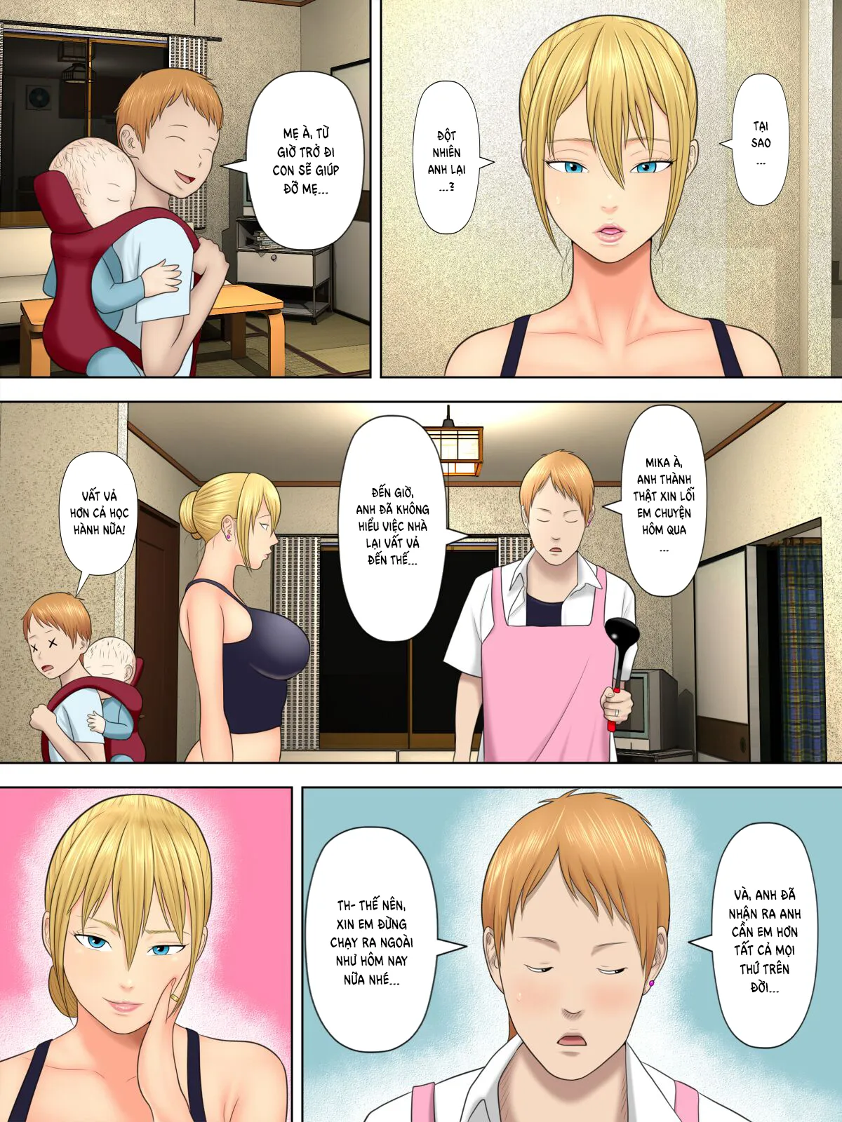 HentaiVN.net - Ảnh 8 - Shoplifting Mom And Store Manager's Son [Manbiki Mama to Tencho no Musuko] - Chap 1.2