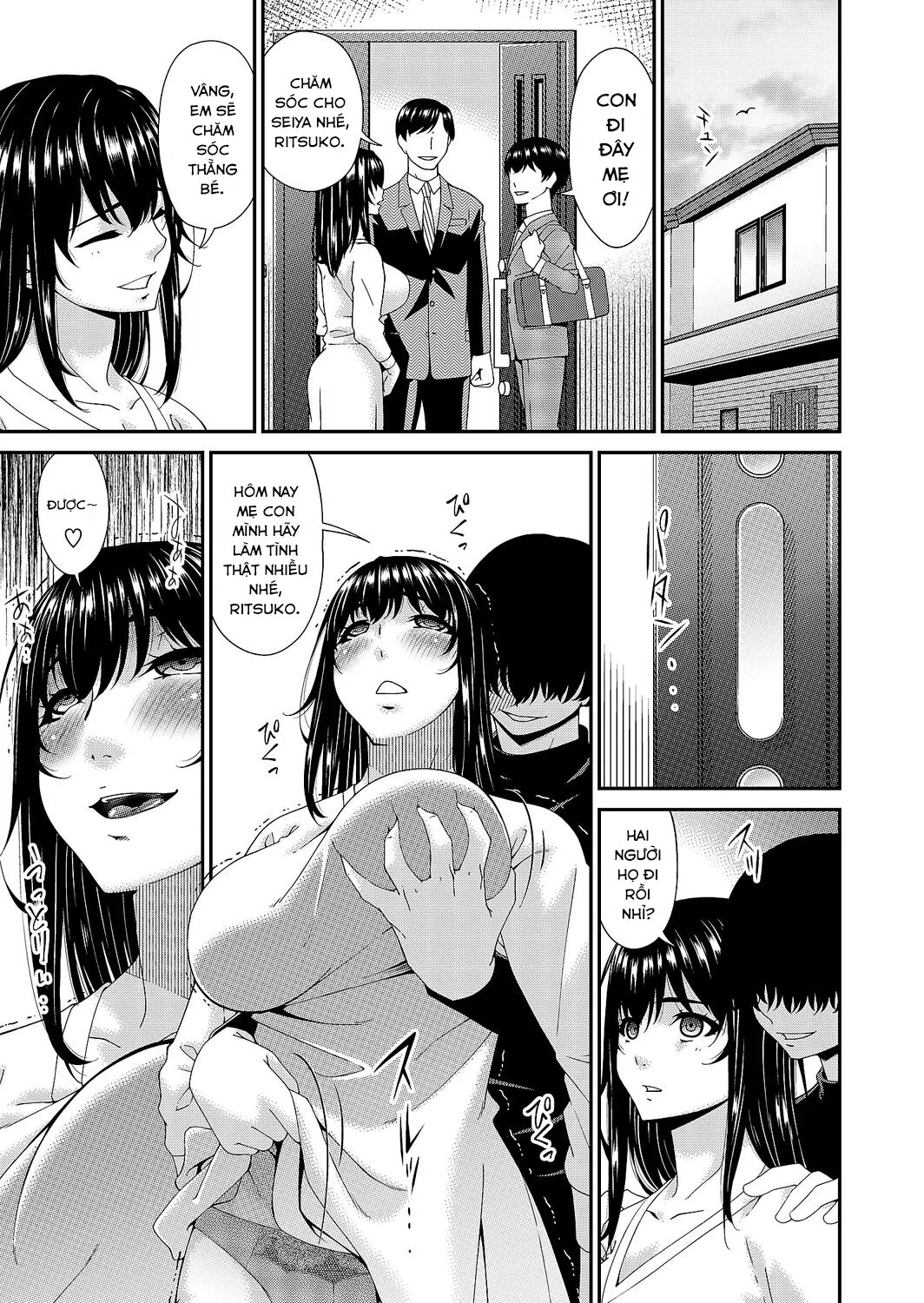HentaiVN.net - Ảnh 5 - Saiin Kazoku [Hypnotic Family] - Chap 2