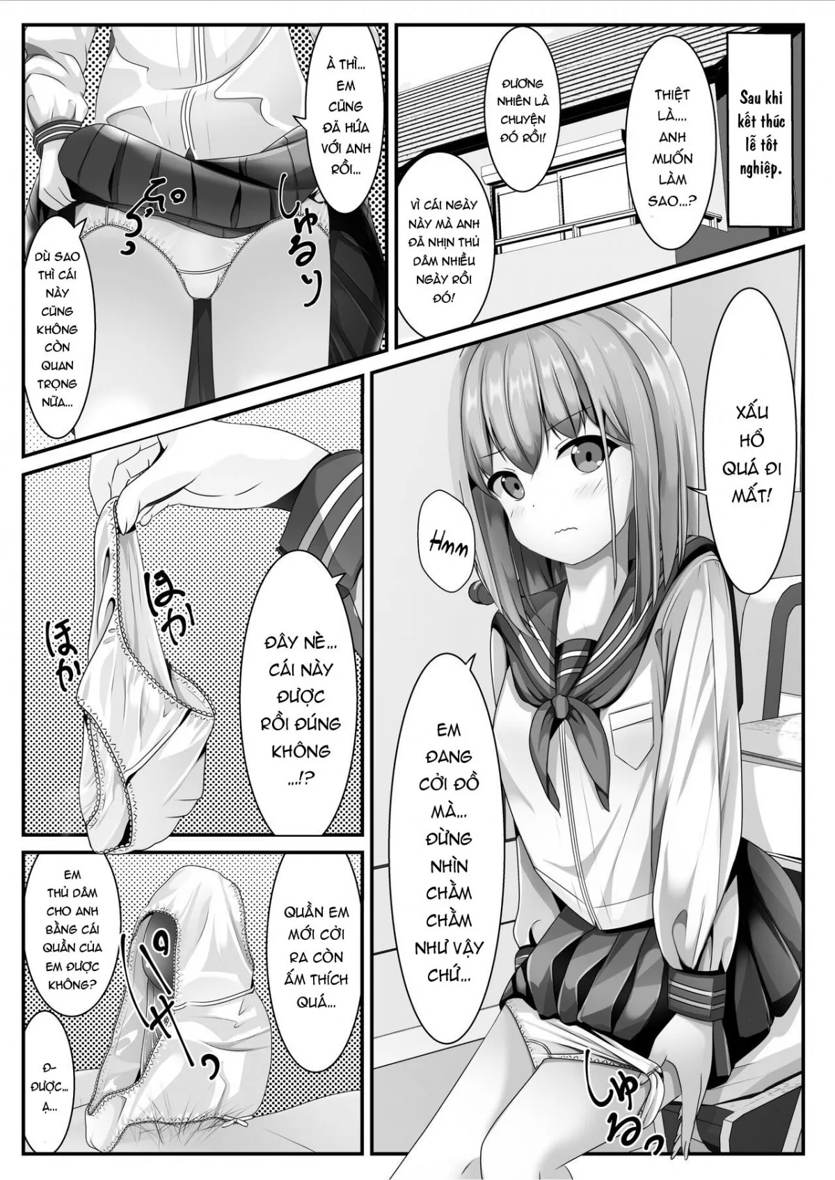 HentaiVN.net - Ảnh 3 - Sotsugyō shitara seifuku ni seieki bukkake shite mo ī to iu no de [卒業したら制服に精液ぶっかけしてもいいと言うので] - Oneshot