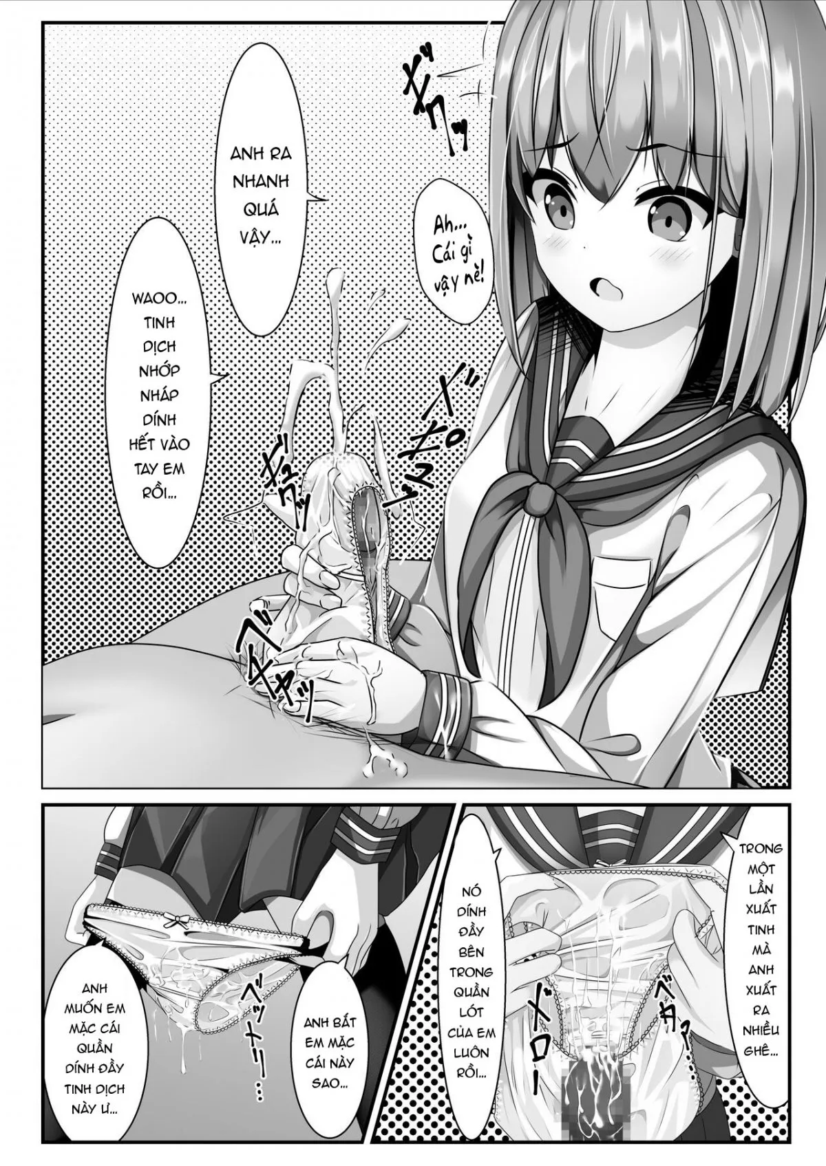 HentaiVN.net - Ảnh 5 - Sotsugyō shitara seifuku ni seieki bukkake shite mo ī to iu no de [卒業したら制服に精液ぶっかけしてもいいと言うので] - Oneshot