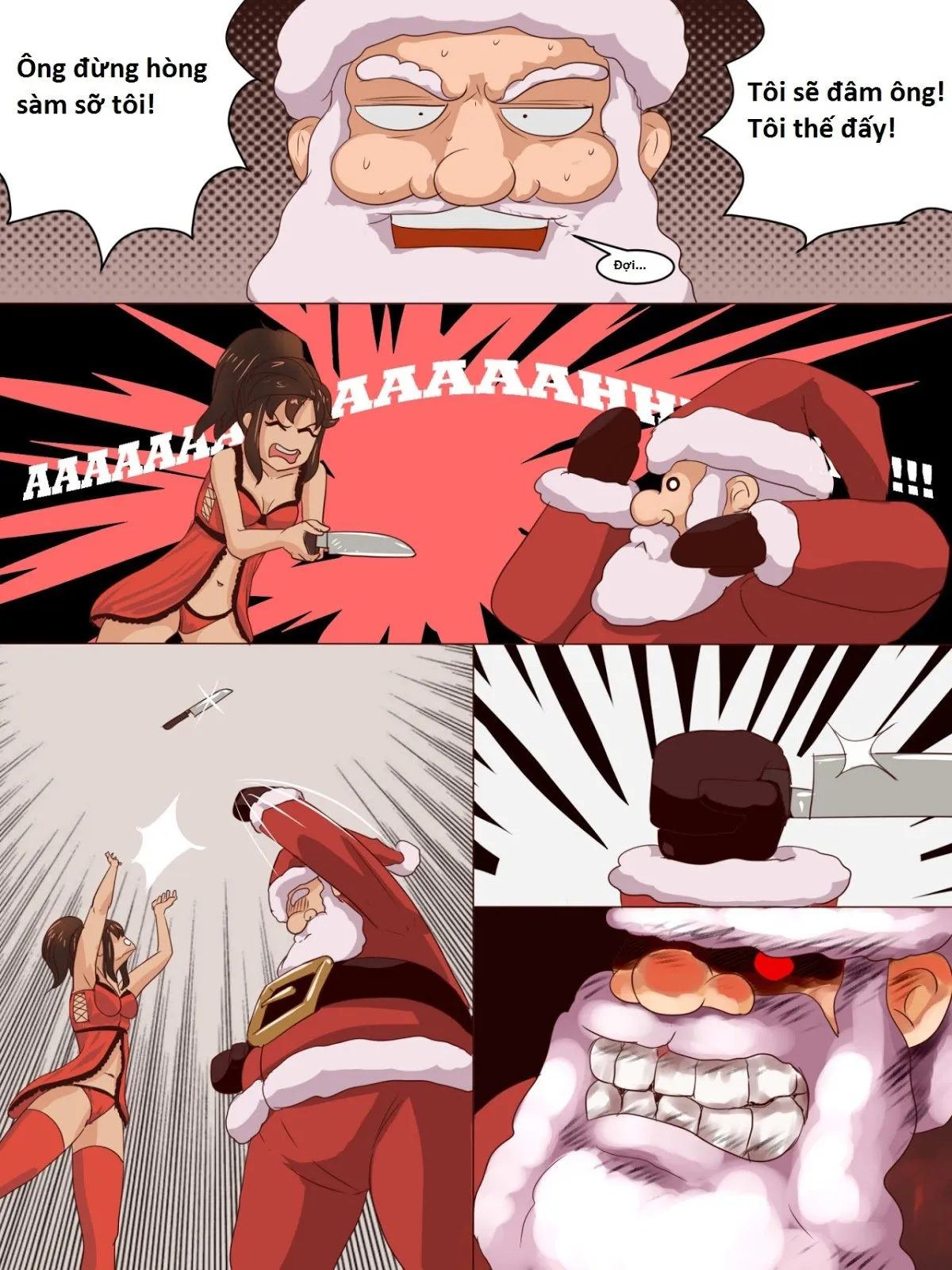 HentaiVN.net - Ảnh 3 - Naughty or nice - Oneshot