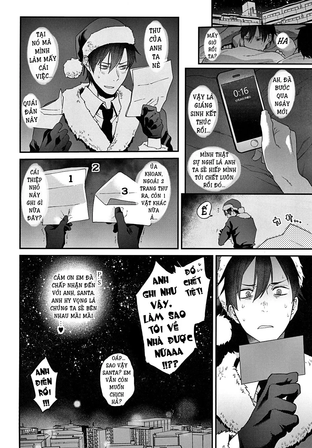 HentaiVN.net - Ảnh 18 - Món Quà Của Tôi Là Santa [Present wa Santa-san de Onegaishimasu!] - Món Quà Của Tôi Là Santa - Oneshot