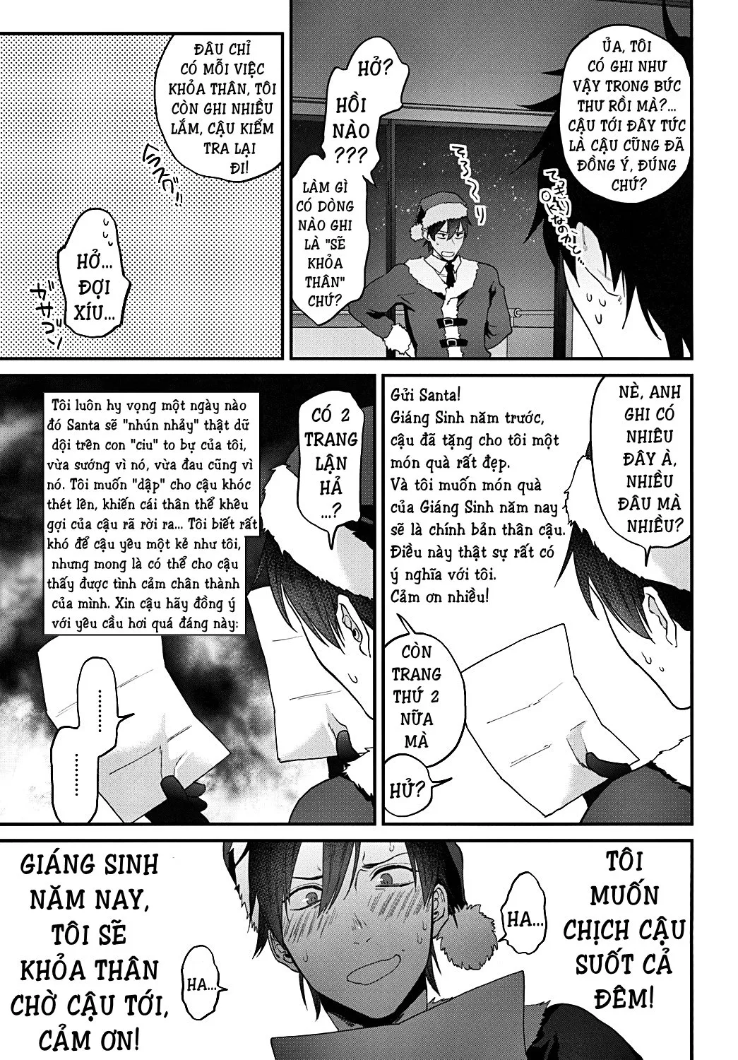 HentaiVN.net - Ảnh 7 - Món Quà Của Tôi Là Santa [Present wa Santa-san de Onegaishimasu!] - Món Quà Của Tôi Là Santa - Oneshot