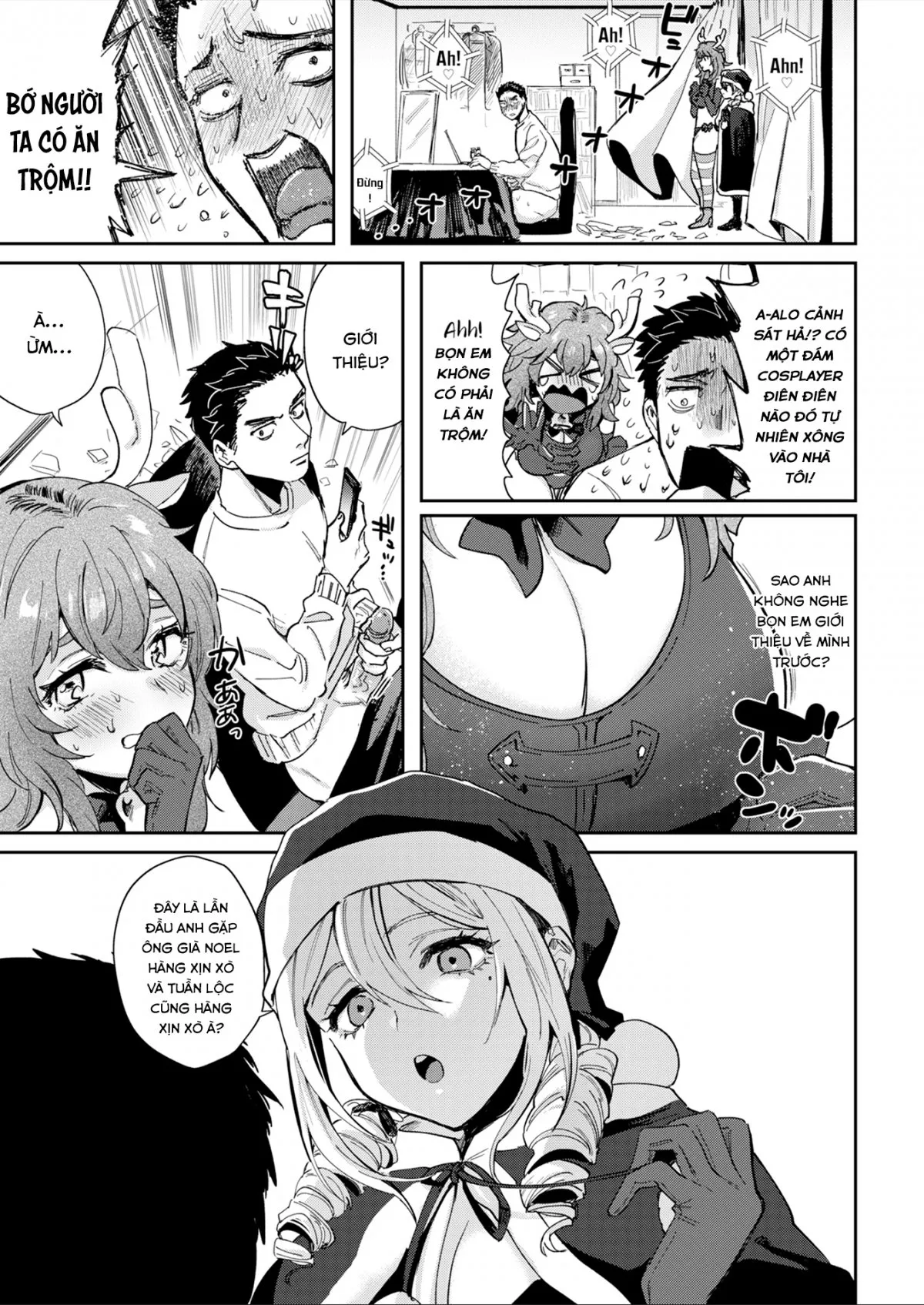 HentaiVN.net - Ảnh 4 - Ông Già Noel Quá Hạn [Overdue Santa Claus] - Oneshot