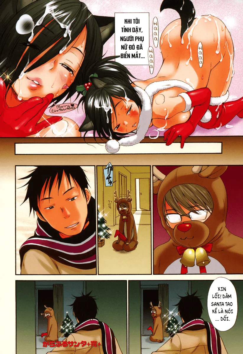 HentaiVN.net - Ảnh 9 - Thanh Niên FA và Santa Bí Ẩn [Colorful Santa] - Oneshot