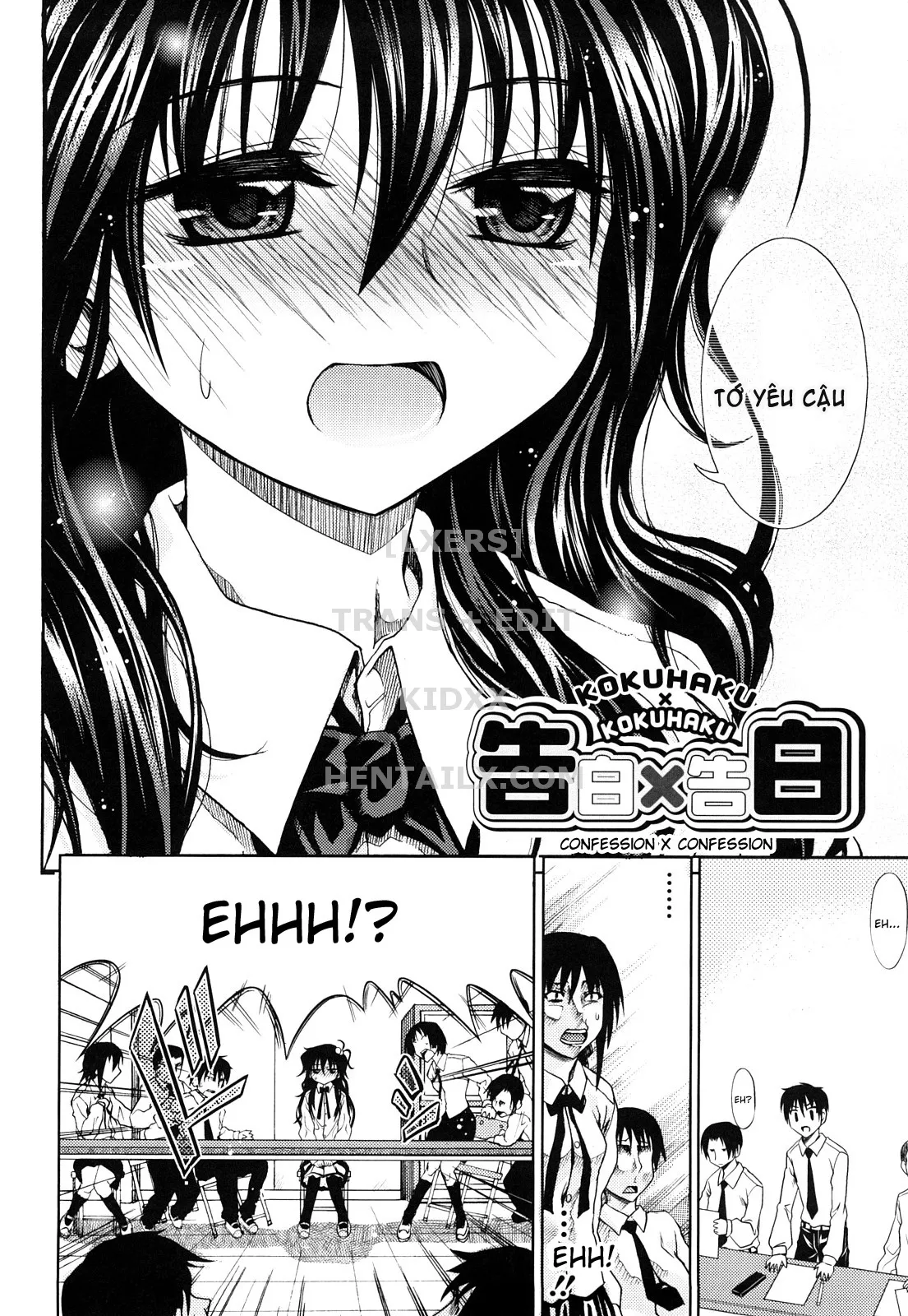 HentaiVN.net - Ảnh 3 - Pure Girl [Fake Love; The Christmas Eve Gift; Heart Breaking Shot; Apprentice Nurse; True Feelings; Confession X Confession; Projecti; No One Knows; My Love Is Unrequited, For Now...] - Chap 4: Confession X Confession
