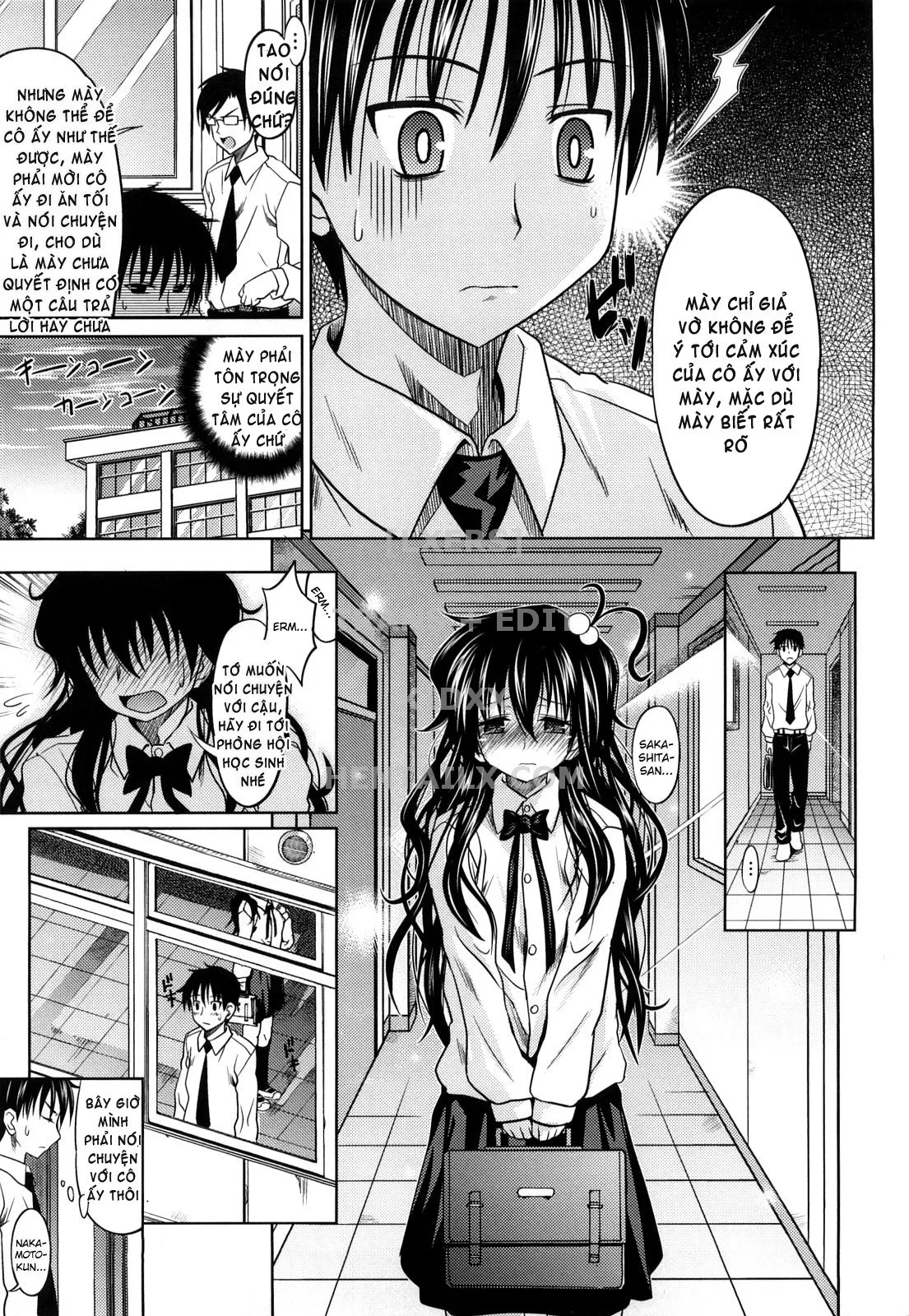 HentaiVN.net - Ảnh 5 - Pure Girl [Fake Love; The Christmas Eve Gift; Heart Breaking Shot; Apprentice Nurse; True Feelings; Confession X Confession; Projecti; No One Knows; My Love Is Unrequited, For Now...] - Chap 4: Confession X Confession