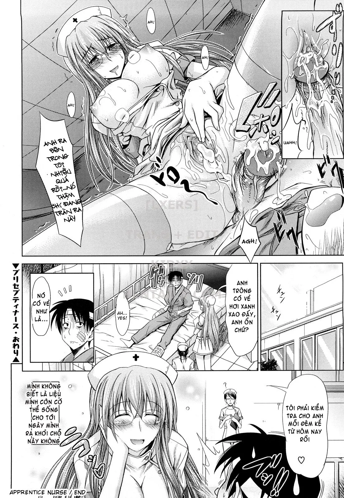 HentaiVN.net - Ảnh 25 - Pure Girl [Fake Love; The Christmas Eve Gift; Heart Breaking Shot; Apprentice Nurse; True Feelings; Confession X Confession; Projecti; No One Knows; My Love Is Unrequited, For Now...] - Chap 6: Apprentice Nurse