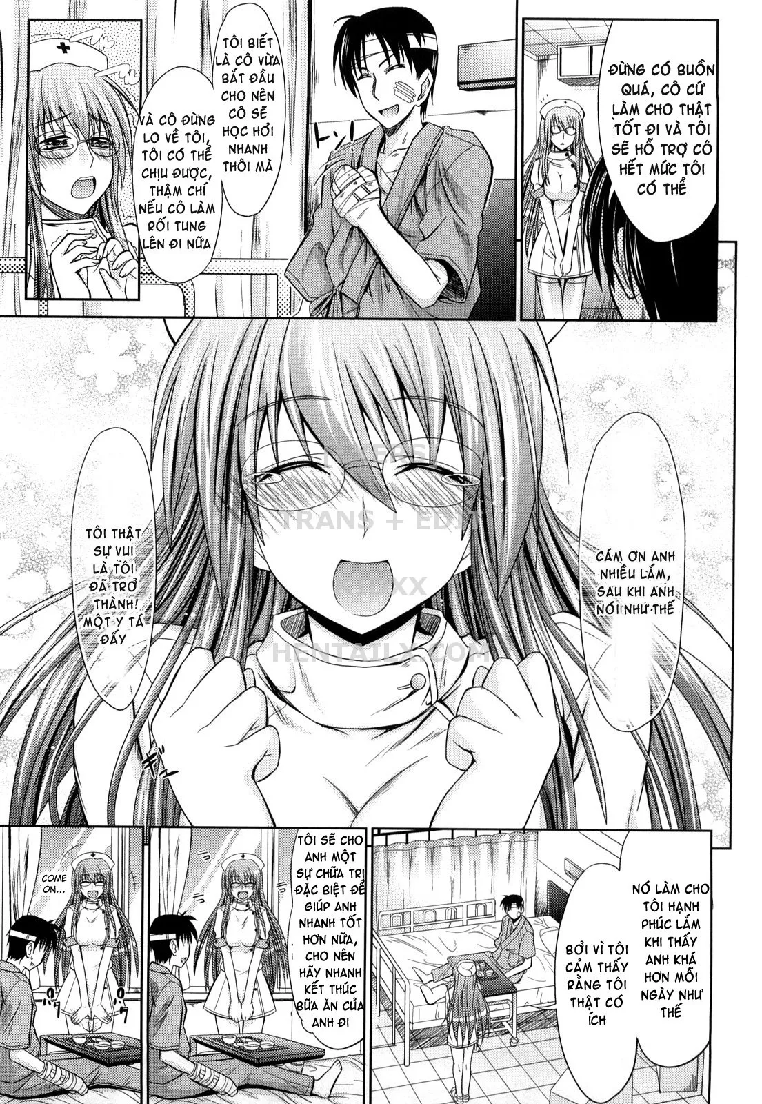 HentaiVN.net - Ảnh 4 - Pure Girl [Fake Love; The Christmas Eve Gift; Heart Breaking Shot; Apprentice Nurse; True Feelings; Confession X Confession; Projecti; No One Knows; My Love Is Unrequited, For Now...] - Chap 6: Apprentice Nurse