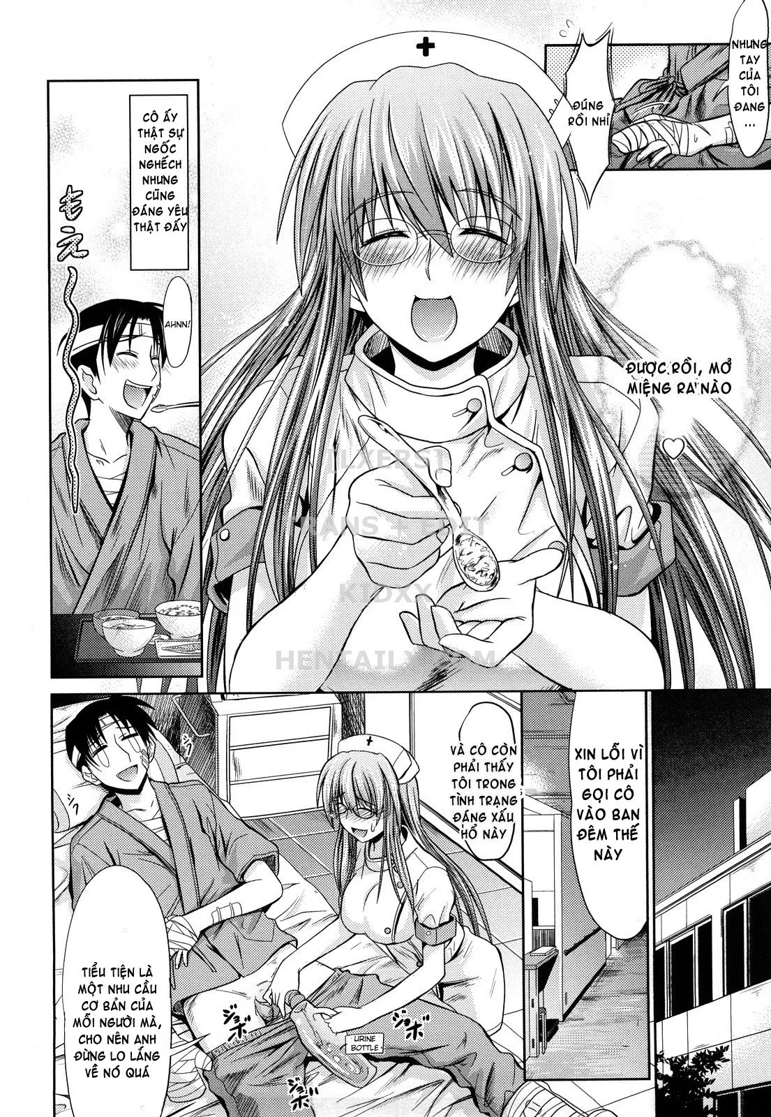 HentaiVN.net - Ảnh 5 - Pure Girl [Fake Love; The Christmas Eve Gift; Heart Breaking Shot; Apprentice Nurse; True Feelings; Confession X Confession; Projecti; No One Knows; My Love Is Unrequited, For Now...] - Chap 6: Apprentice Nurse