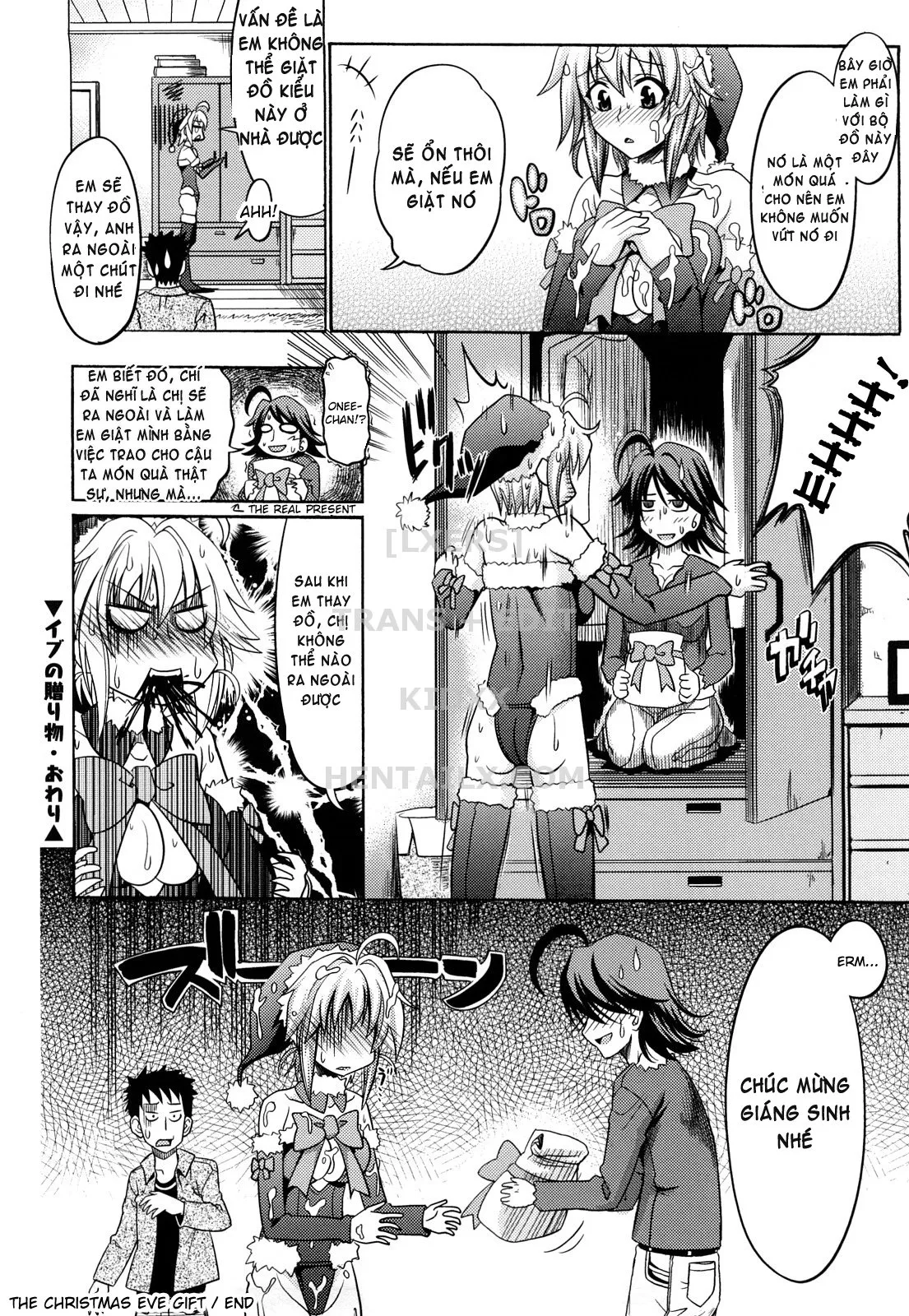HentaiVN.net - Ảnh 23 - Bạo Dâm Bạn Gái Đêm Giáng Sinh [The Christmas Eve Gift] - Oneshot