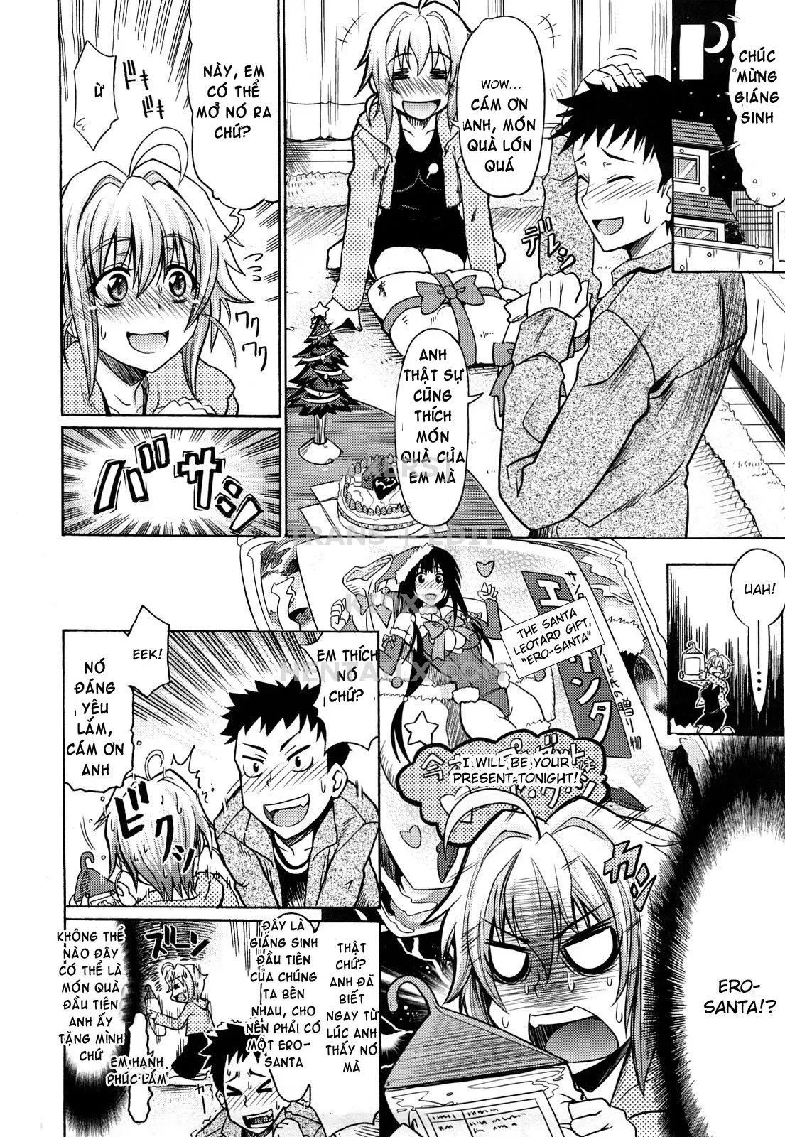 HentaiVN.net - Ảnh 3 - Bạo Dâm Bạn Gái Đêm Giáng Sinh [The Christmas Eve Gift] - Oneshot