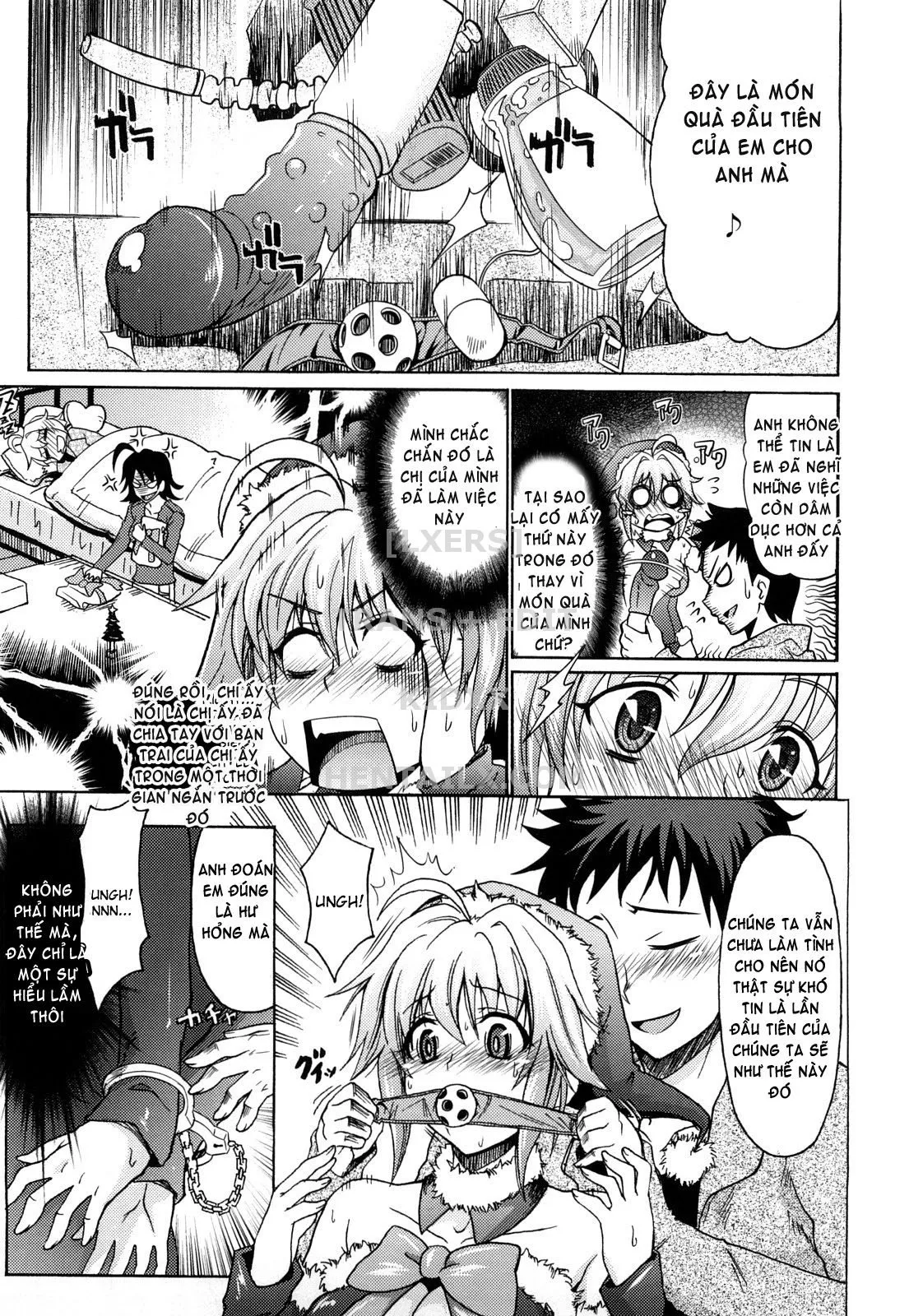 HentaiVN.net - Ảnh 6 - Bạo Dâm Bạn Gái Đêm Giáng Sinh [The Christmas Eve Gift] - Oneshot