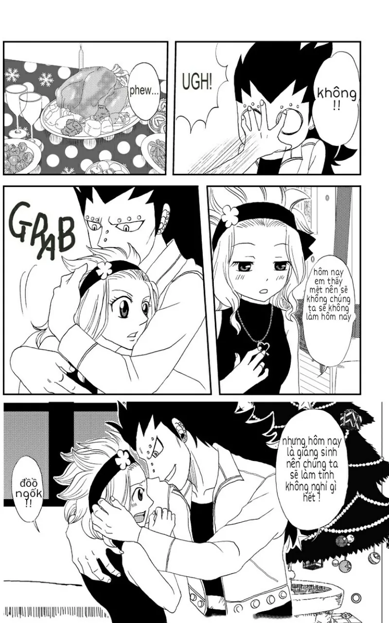 HentaiVN.net - Ảnh 3 - GAJEVY XMAS COMIC (Fairy Tail) [Giáng sinh của Gajeel] - Oneshot